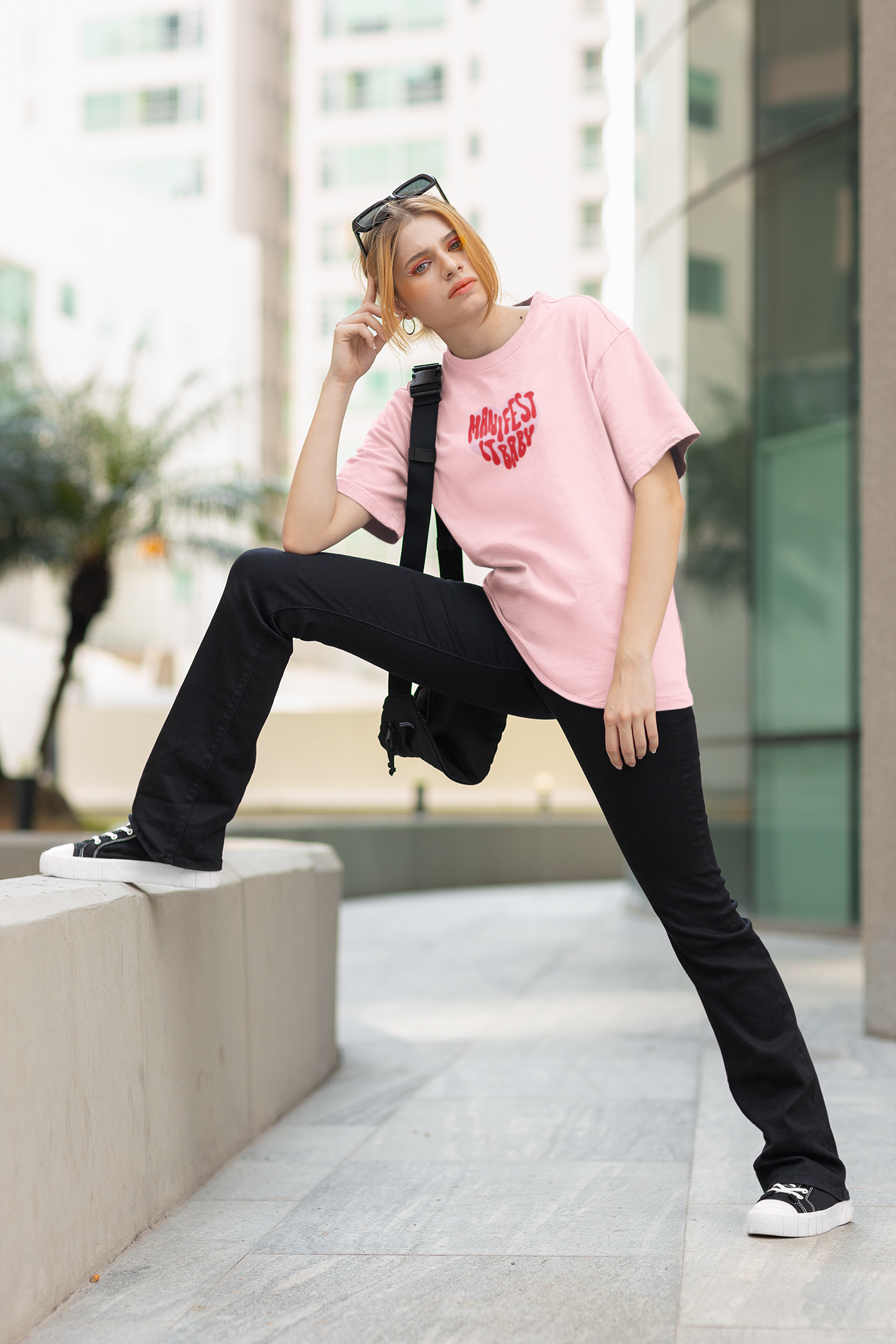 Manifest It Baby Oversized T-shirt