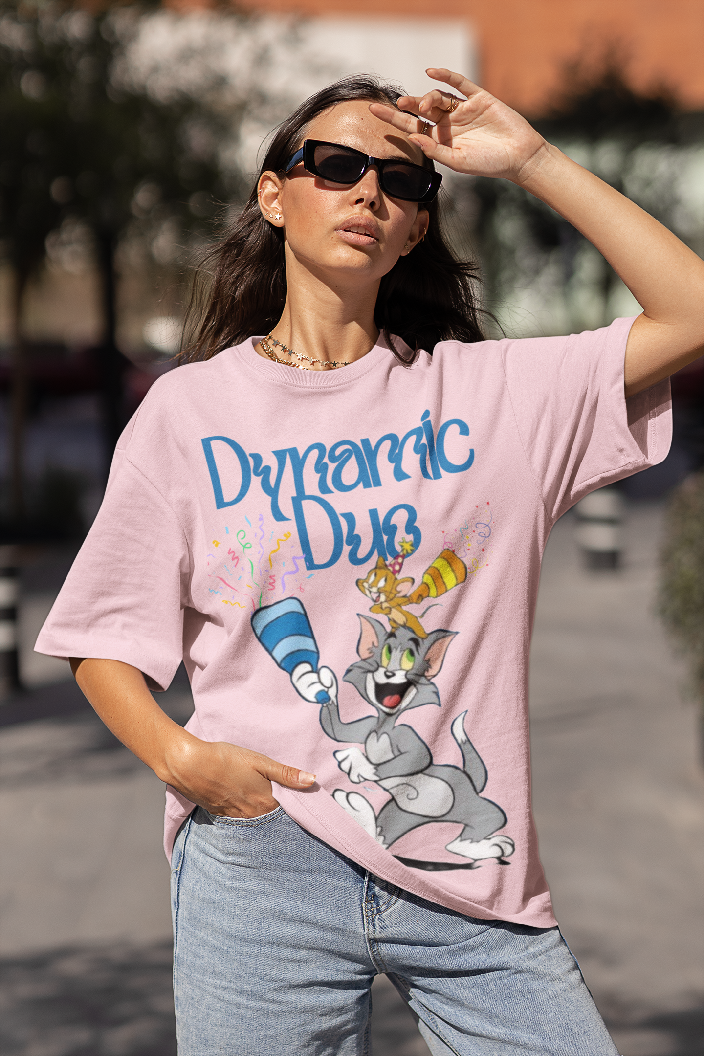 Tom & Jerry : Dynamic Duo Oversized T-shirt