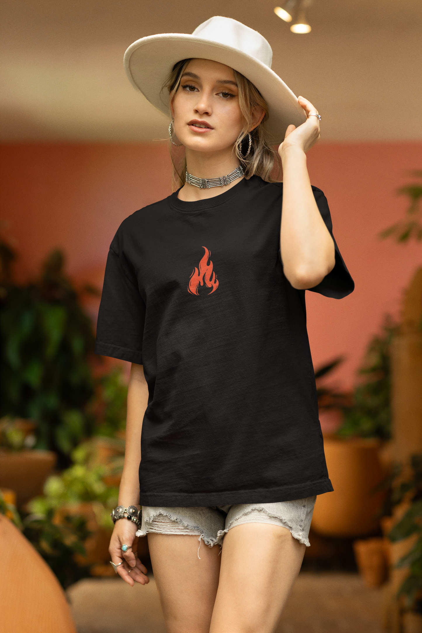 The Powerpuff Girls : Fiery Soul Oversized T-shirt
