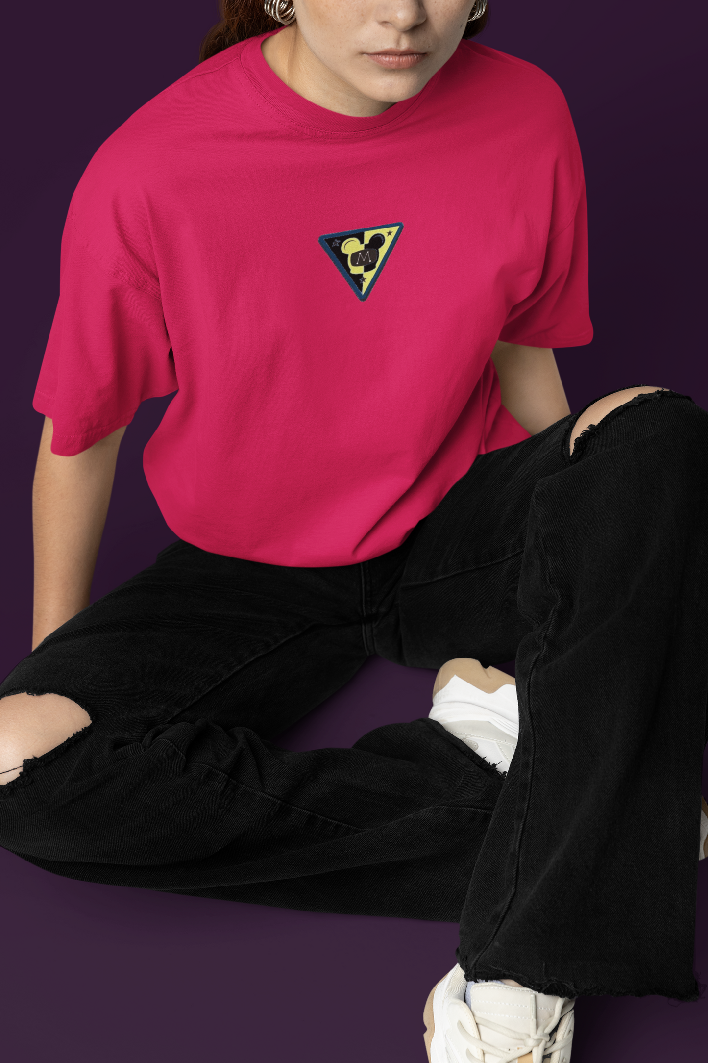 Mickey Mouse : Let's Explore Oversized T-shirt