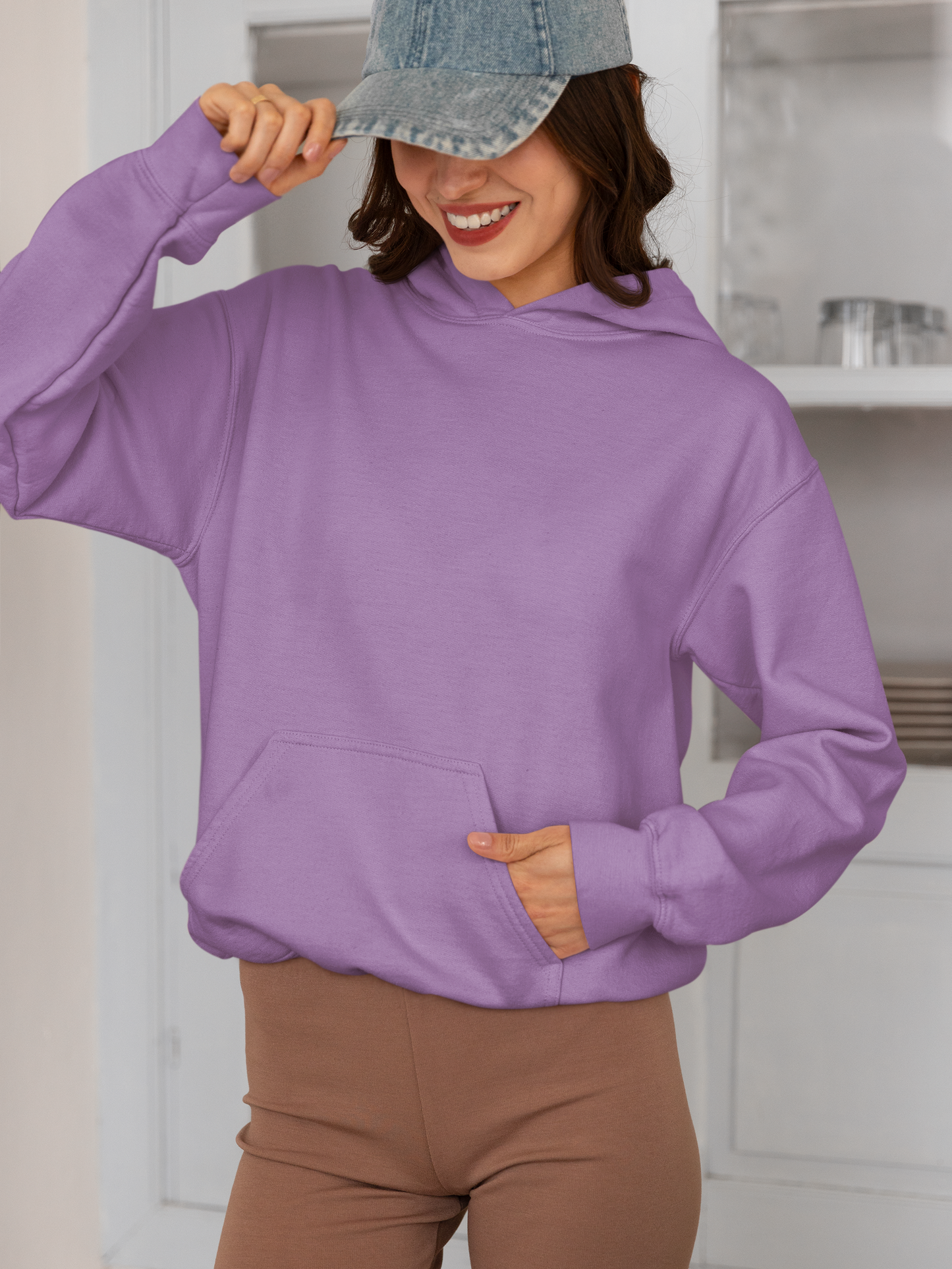 Solids : Lavender Hoodie