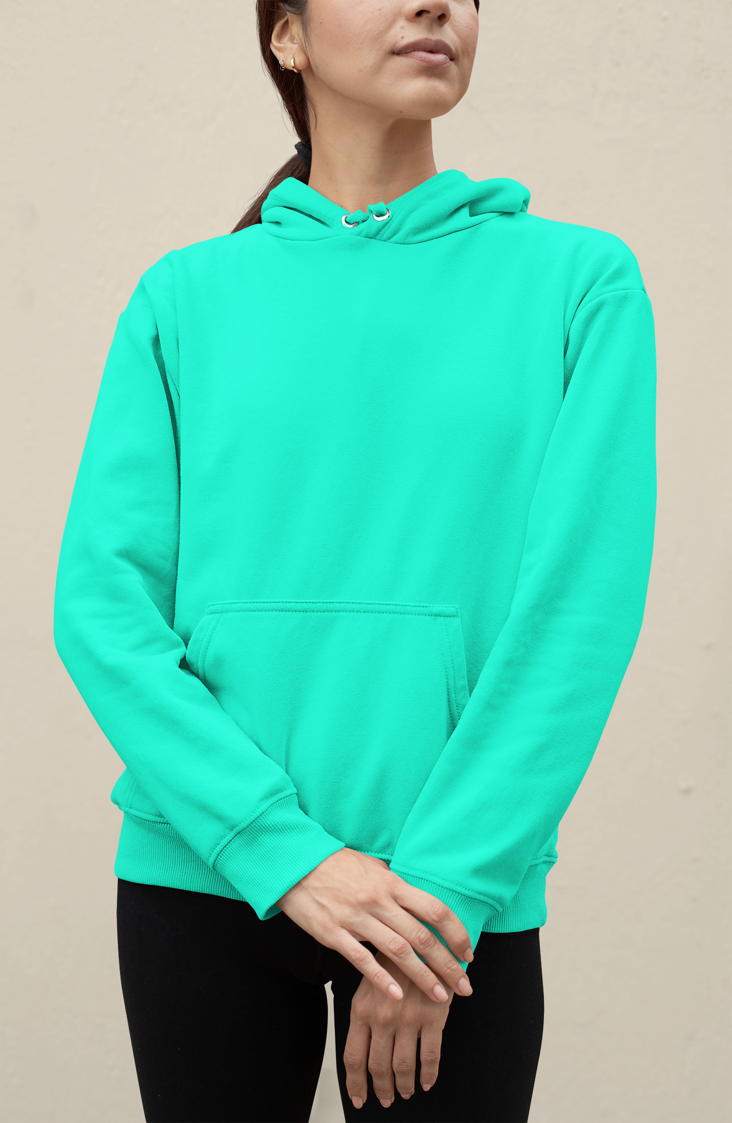 Solids : Aquamarine Hoodie