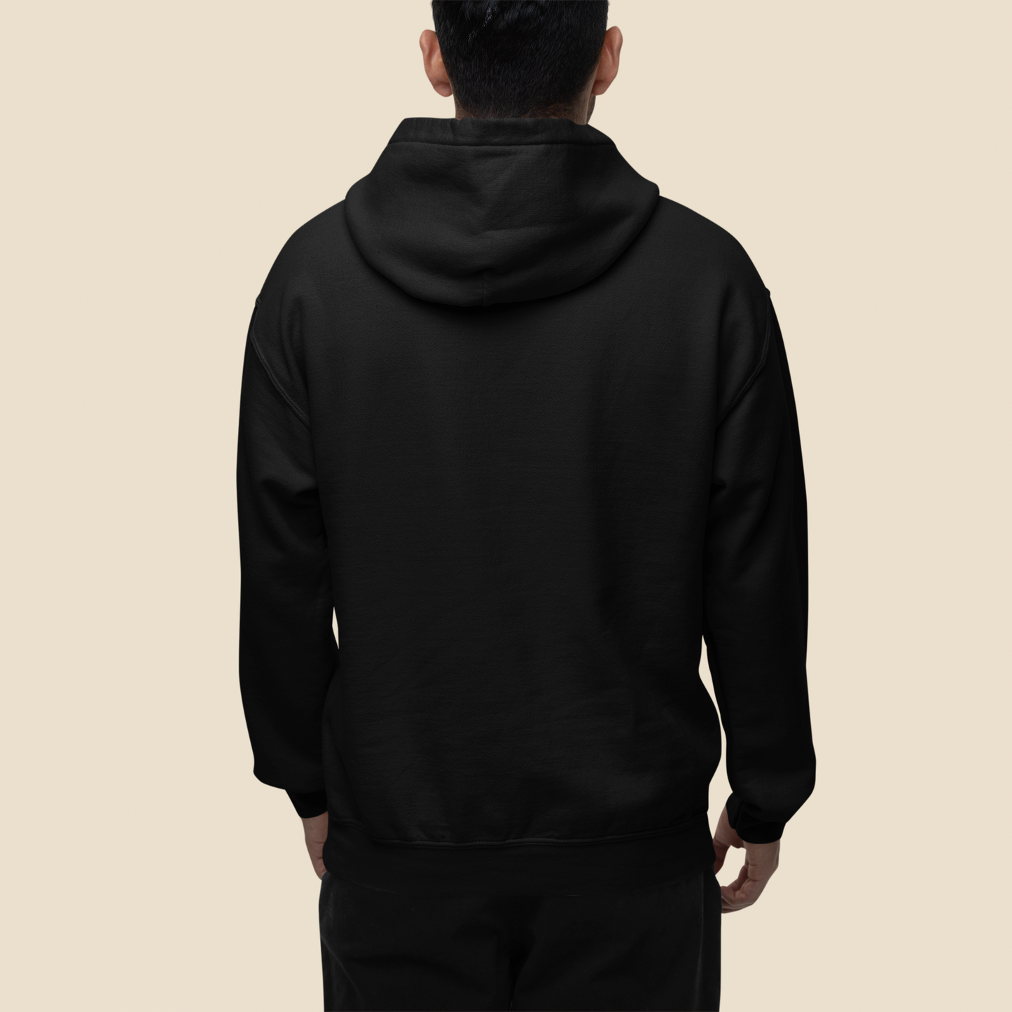 Solids : Black Hoodie