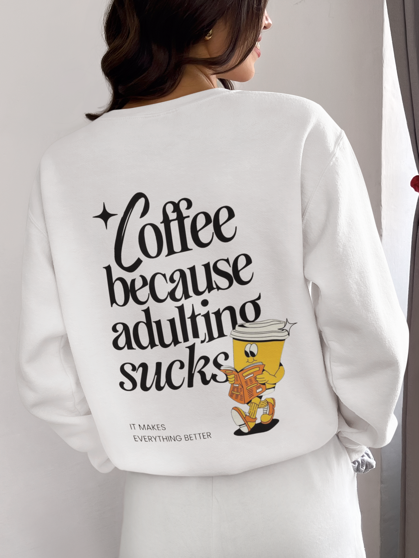 Adulting Oversized Sweatshirt