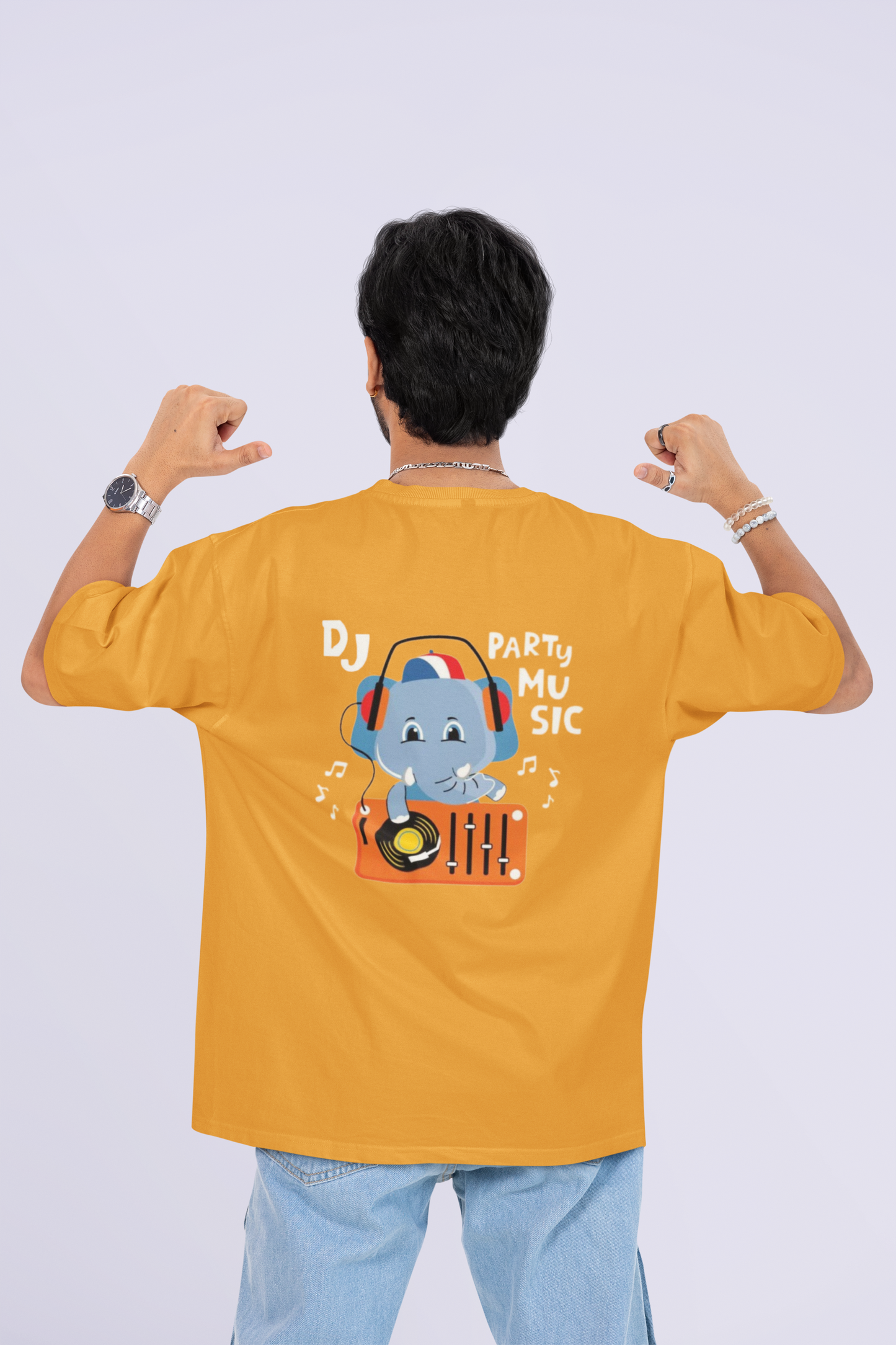 DJ Party Music Oversized T-shirt