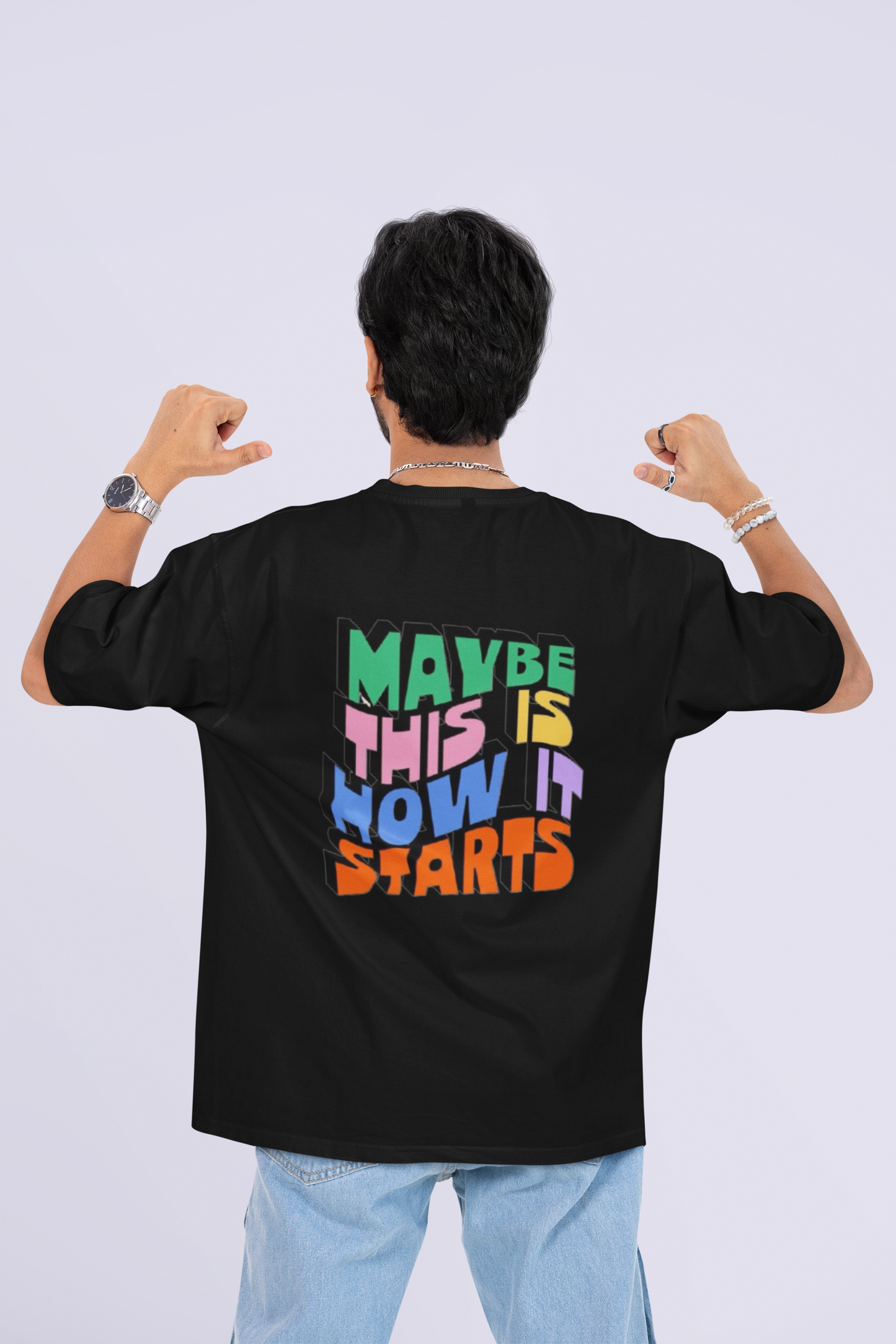 This is How it Starts Oversized T-shirt