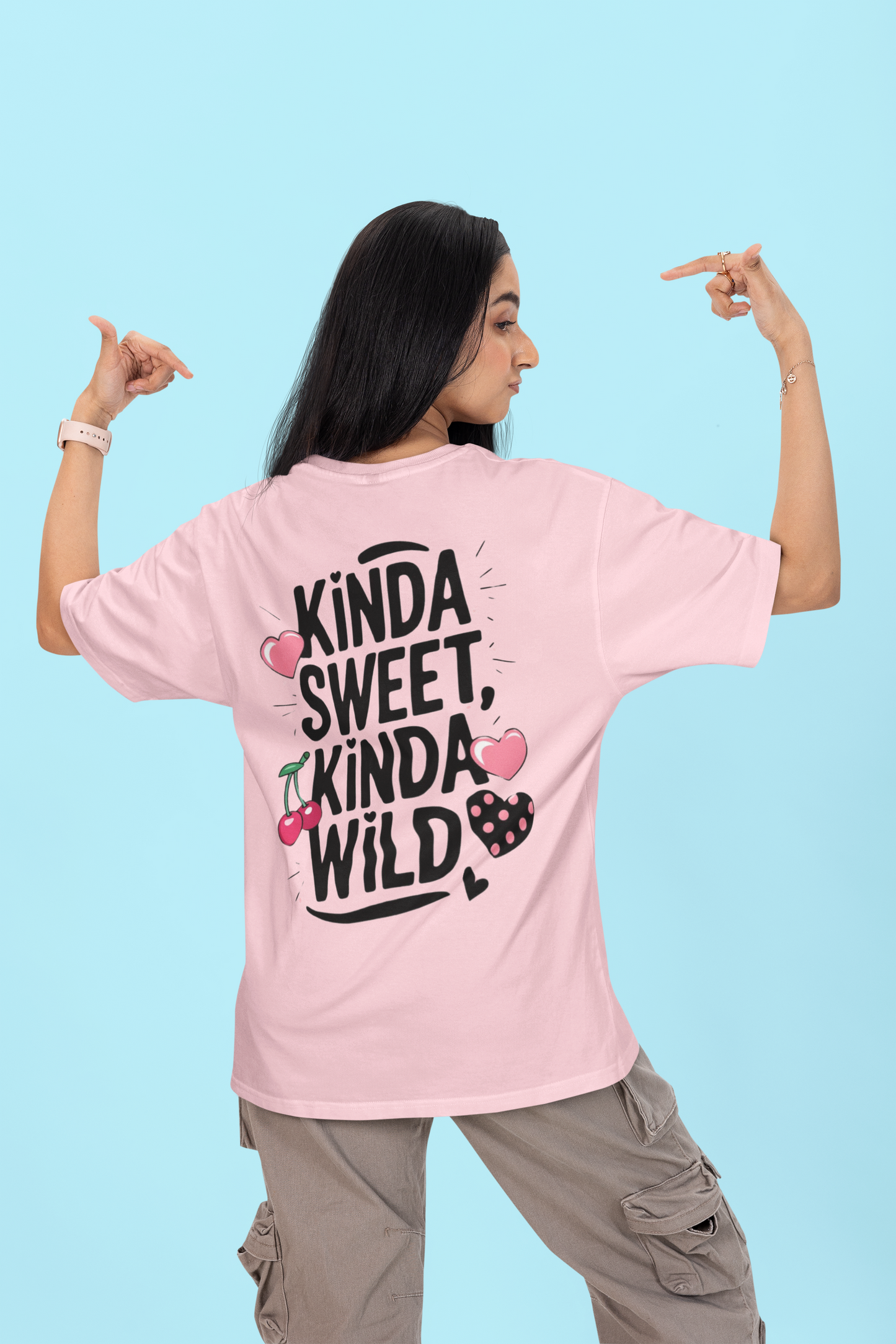 Kinda Sweet Kinda Wild Oversized T-shirt