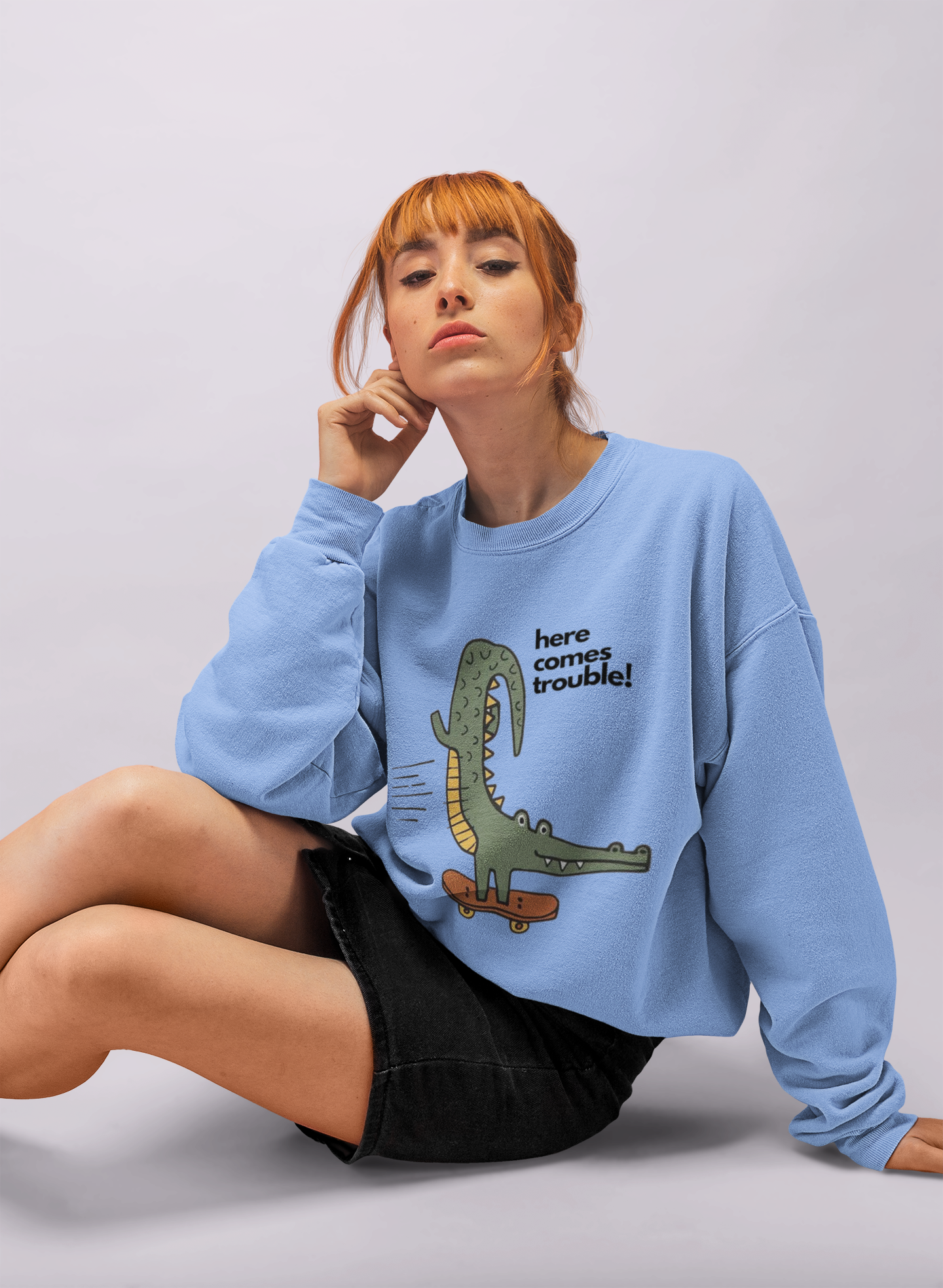 Trouble Oversized Sweatshirt