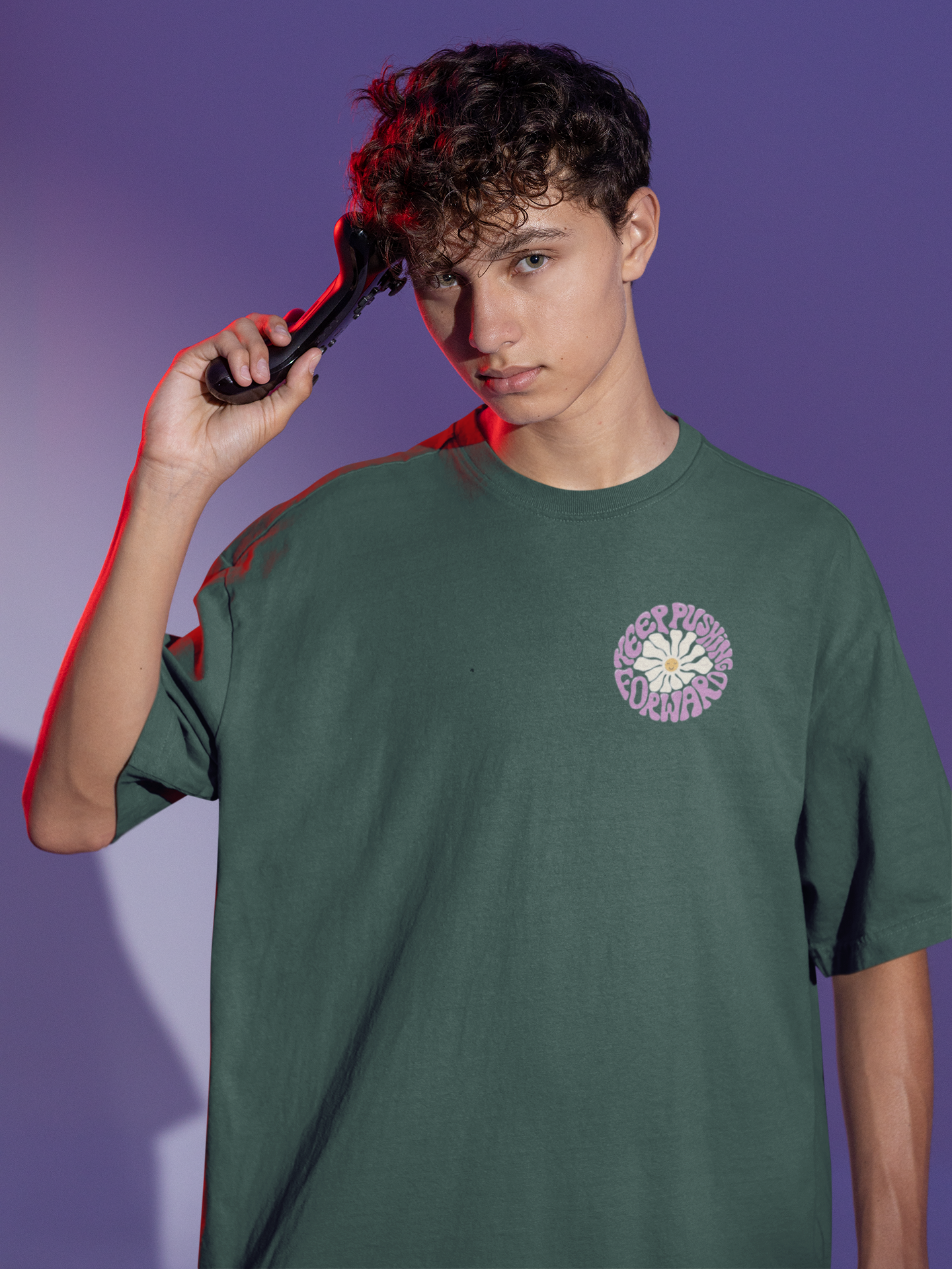 Keep Pushing Forward Oversized T-shirt