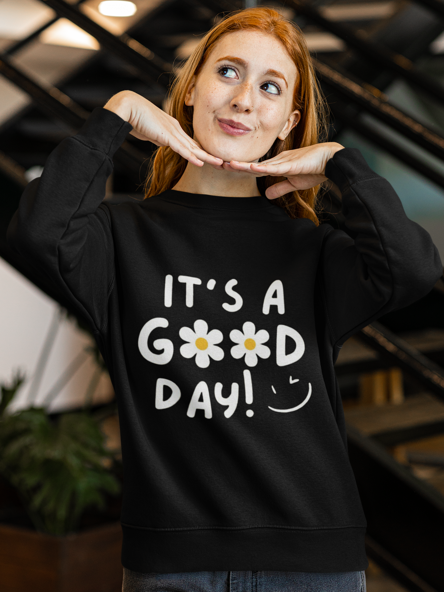 It's a good day Oversized Sweatshirt