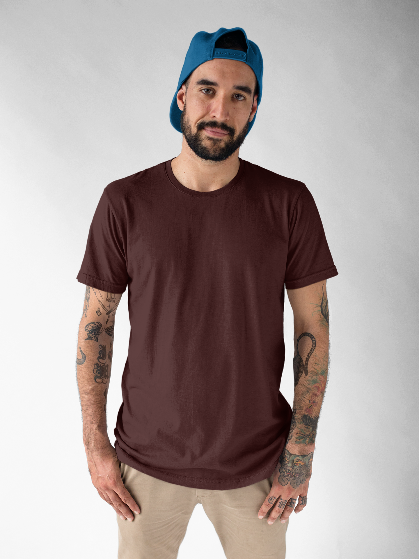 Solids : Maroon Classic T-shirt
