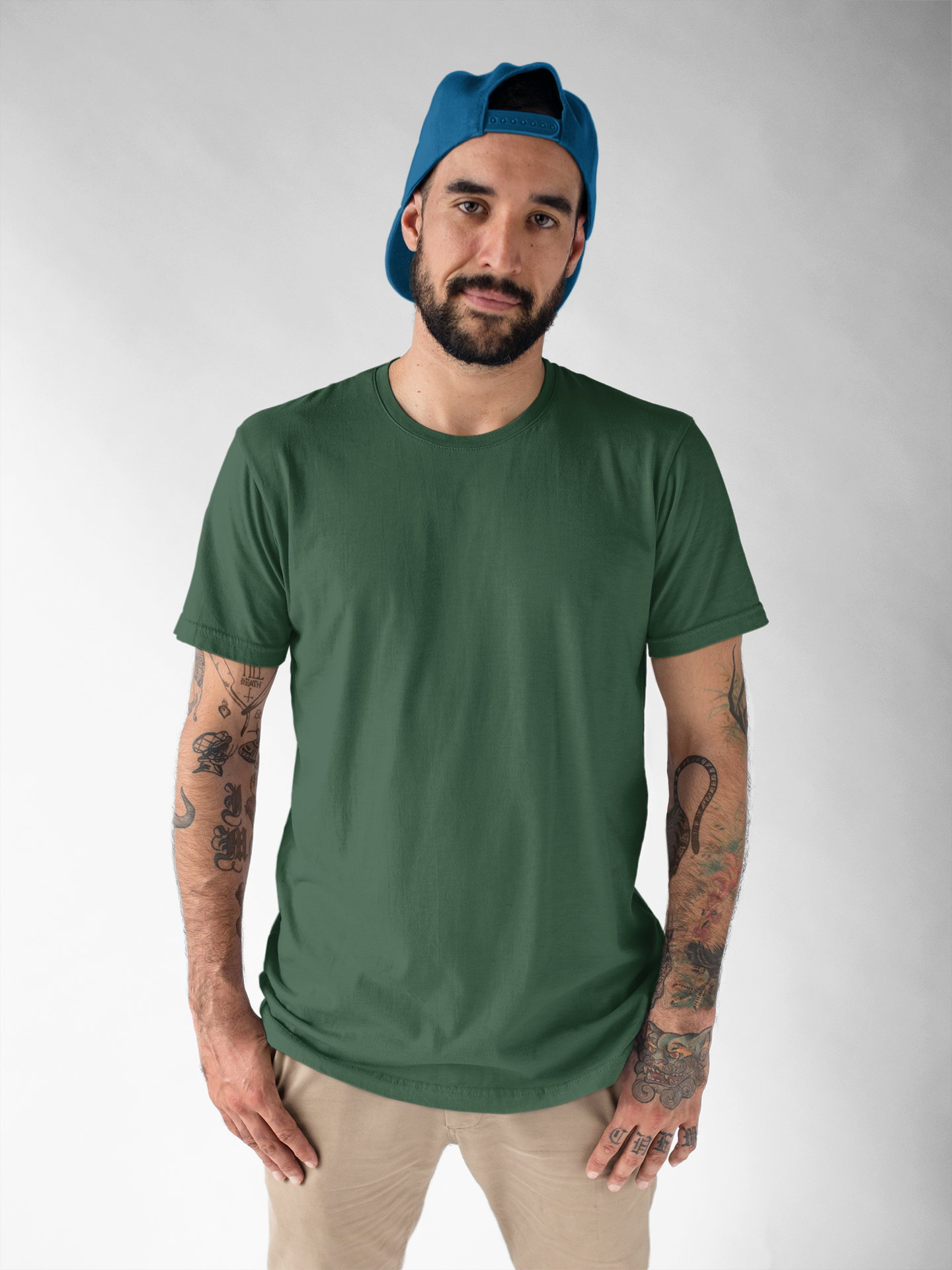 Solids : Bottle Green Classic T-shirt