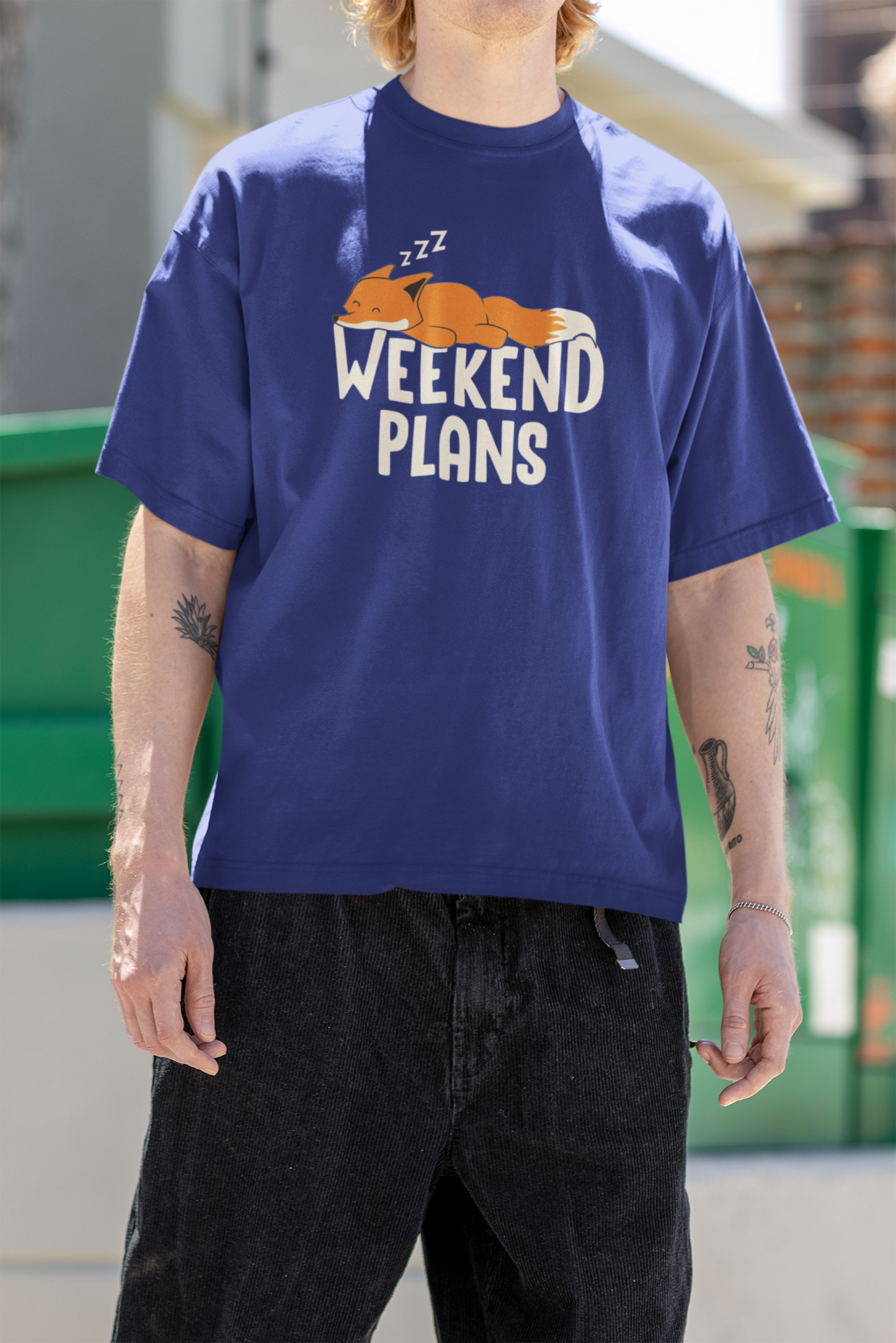 Weekend Plans Oversized T-shirt