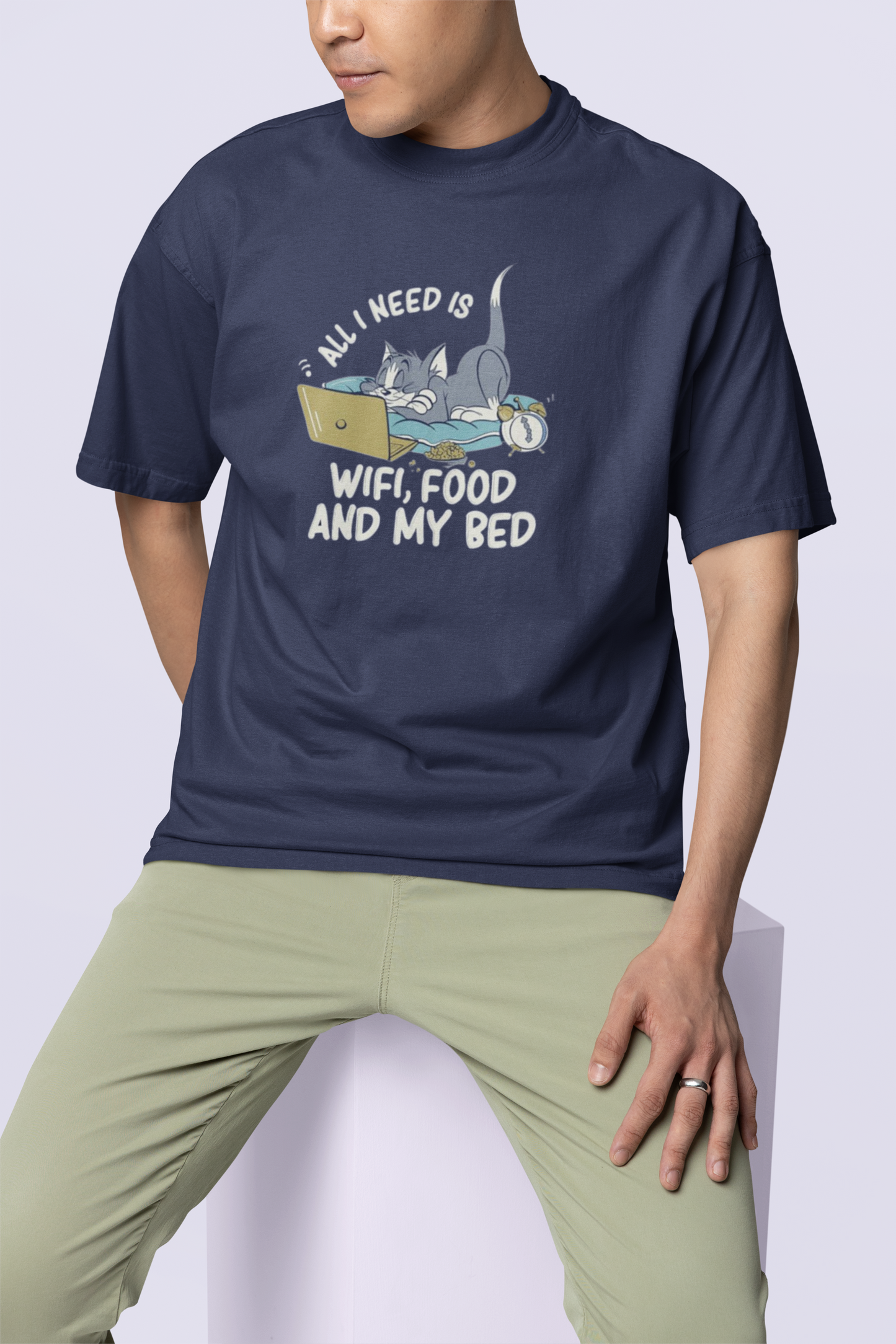 Tom & Jerry : All I Need Oversized T-shirt