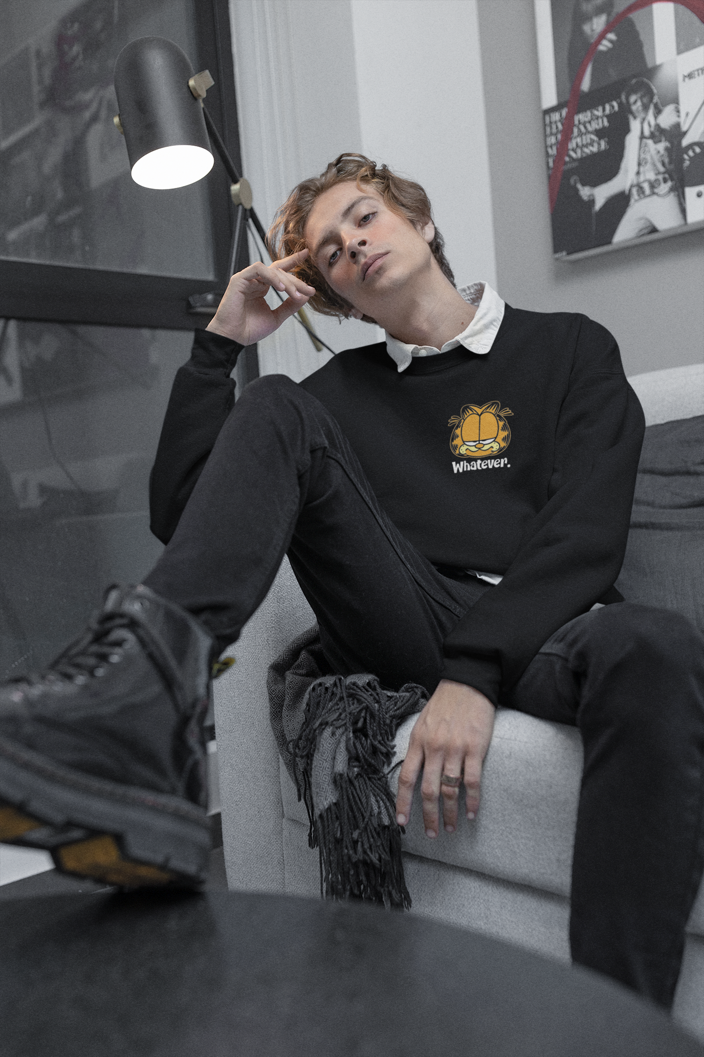 Garfield : Whatever Oversized Sweatshirt