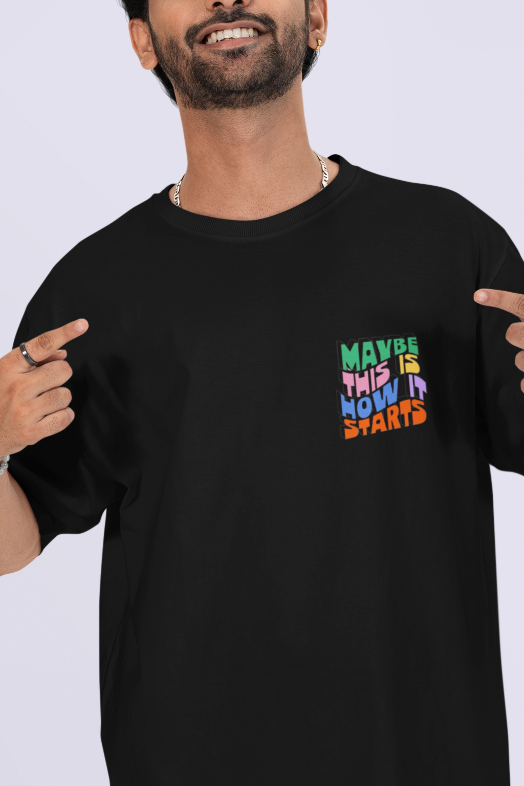 This is How it Starts Oversized T-shirt