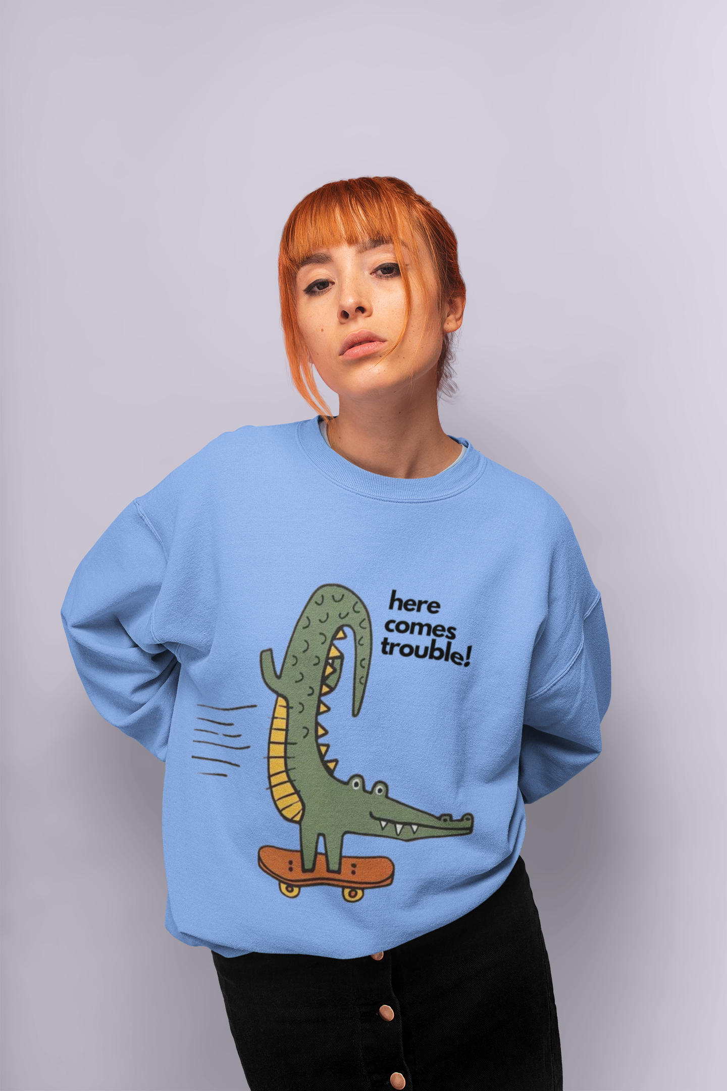 Trouble Oversized Sweatshirt