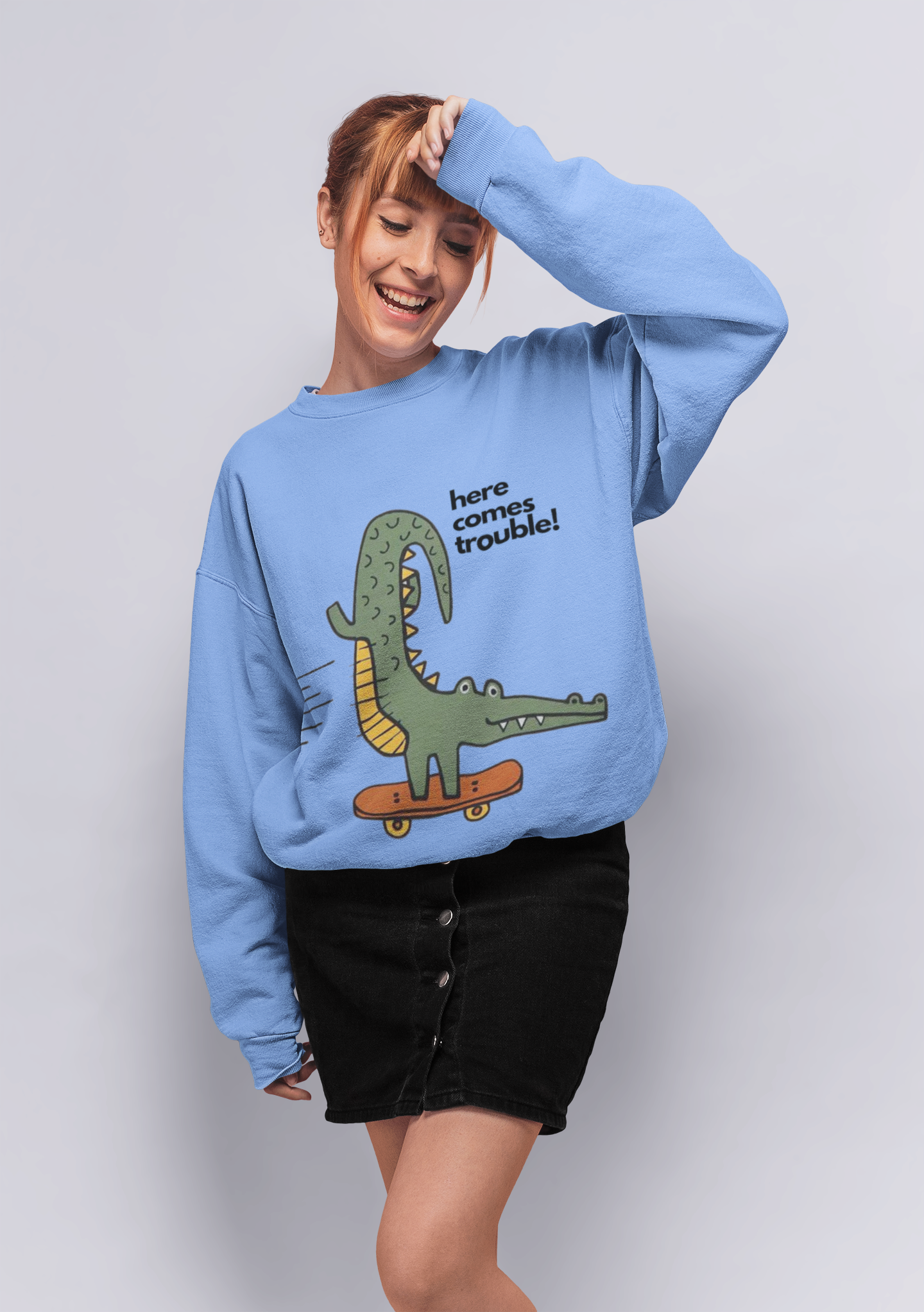 Trouble Oversized Sweatshirt