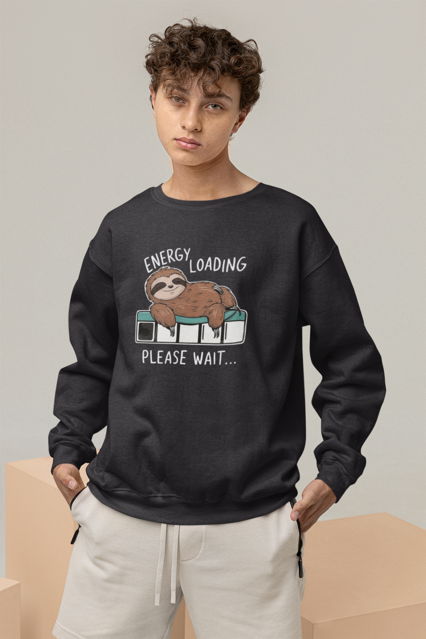 Sloth : Energy Loading Oversized Sweatshirt
