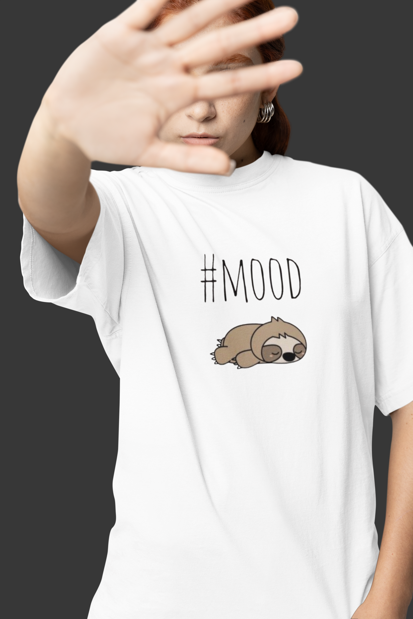 #Mood Oversized T-shirt