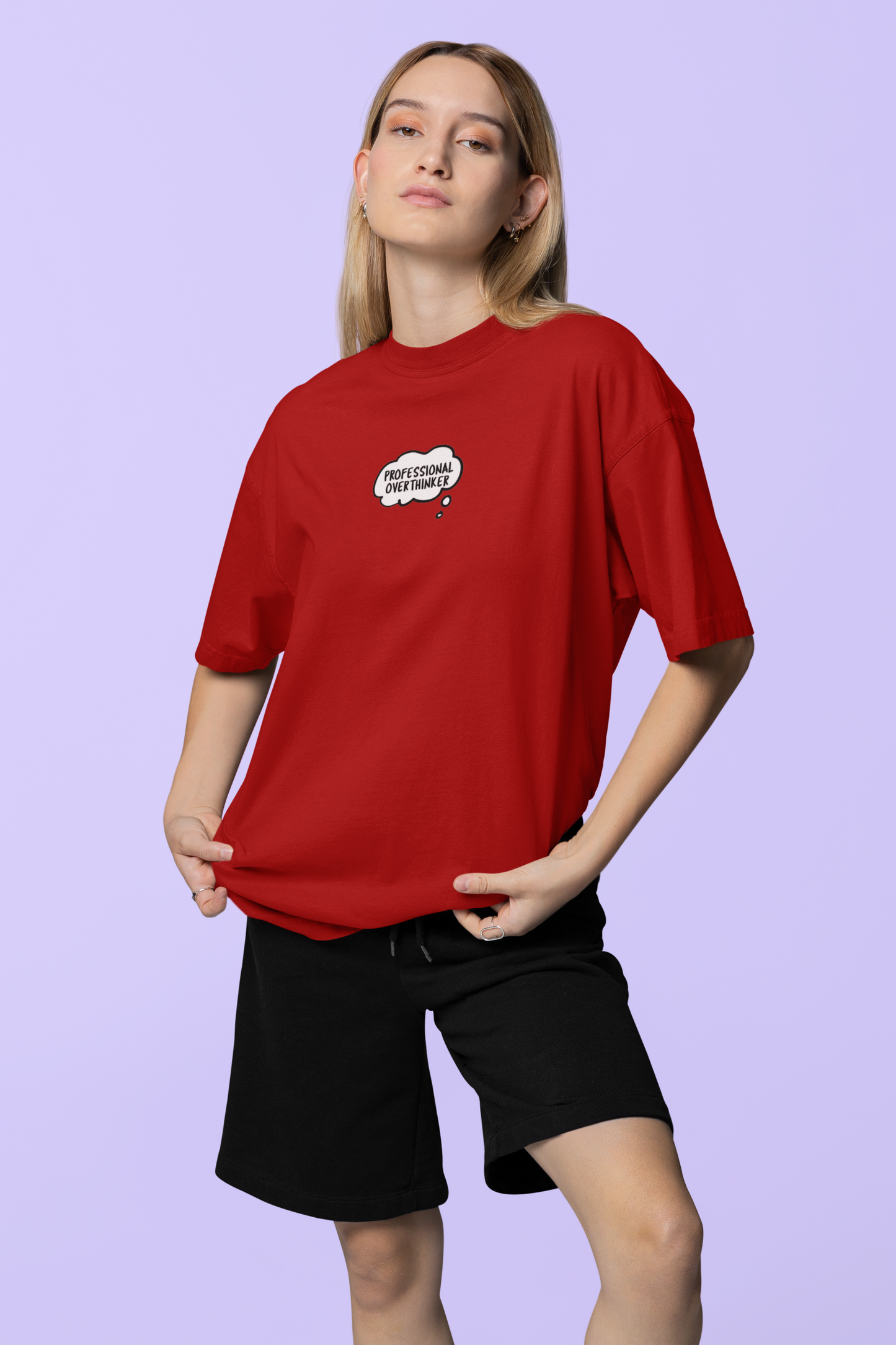 Professional Overthinker Oversized T-shirt