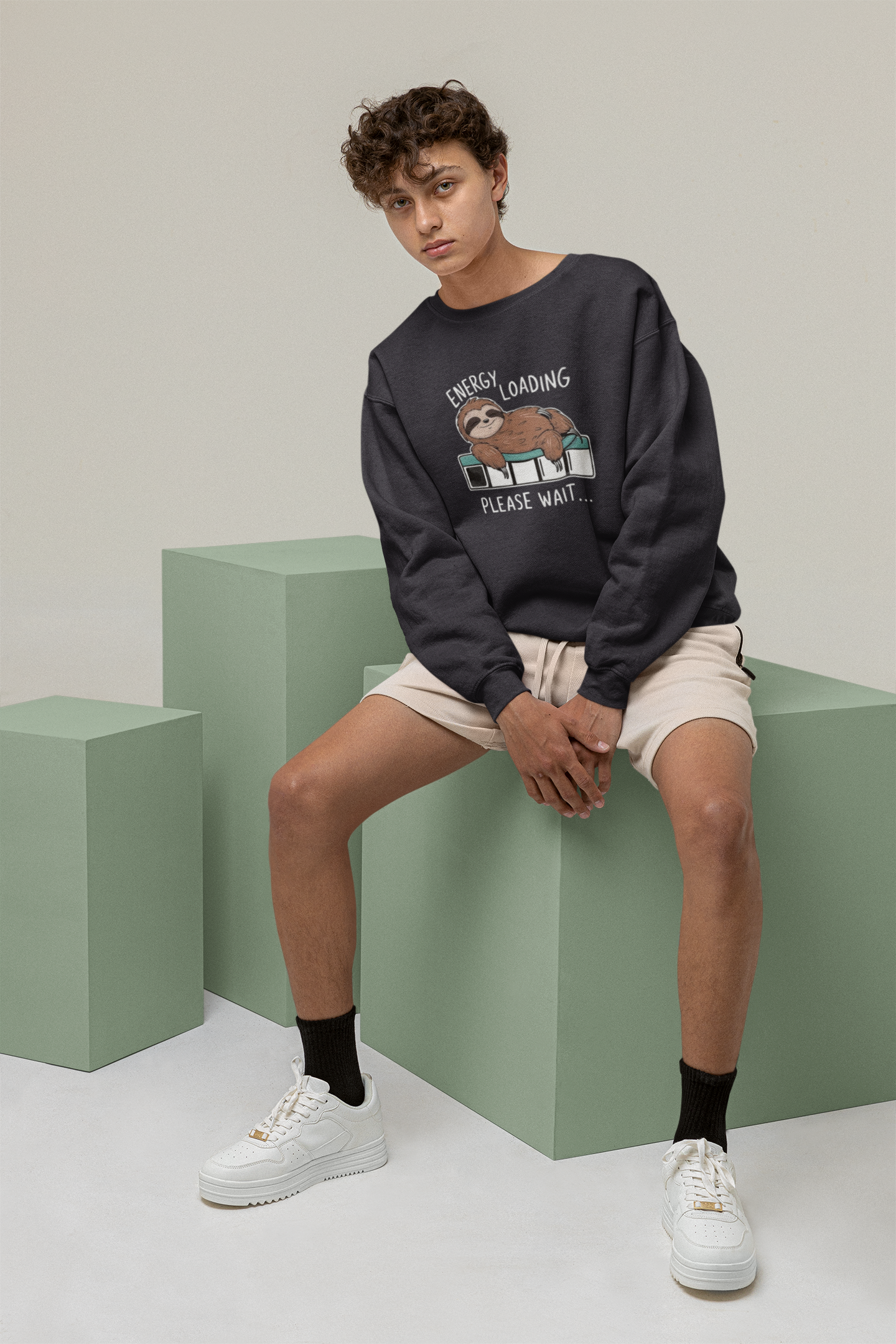Sloth : Energy Loading Oversized Sweatshirt