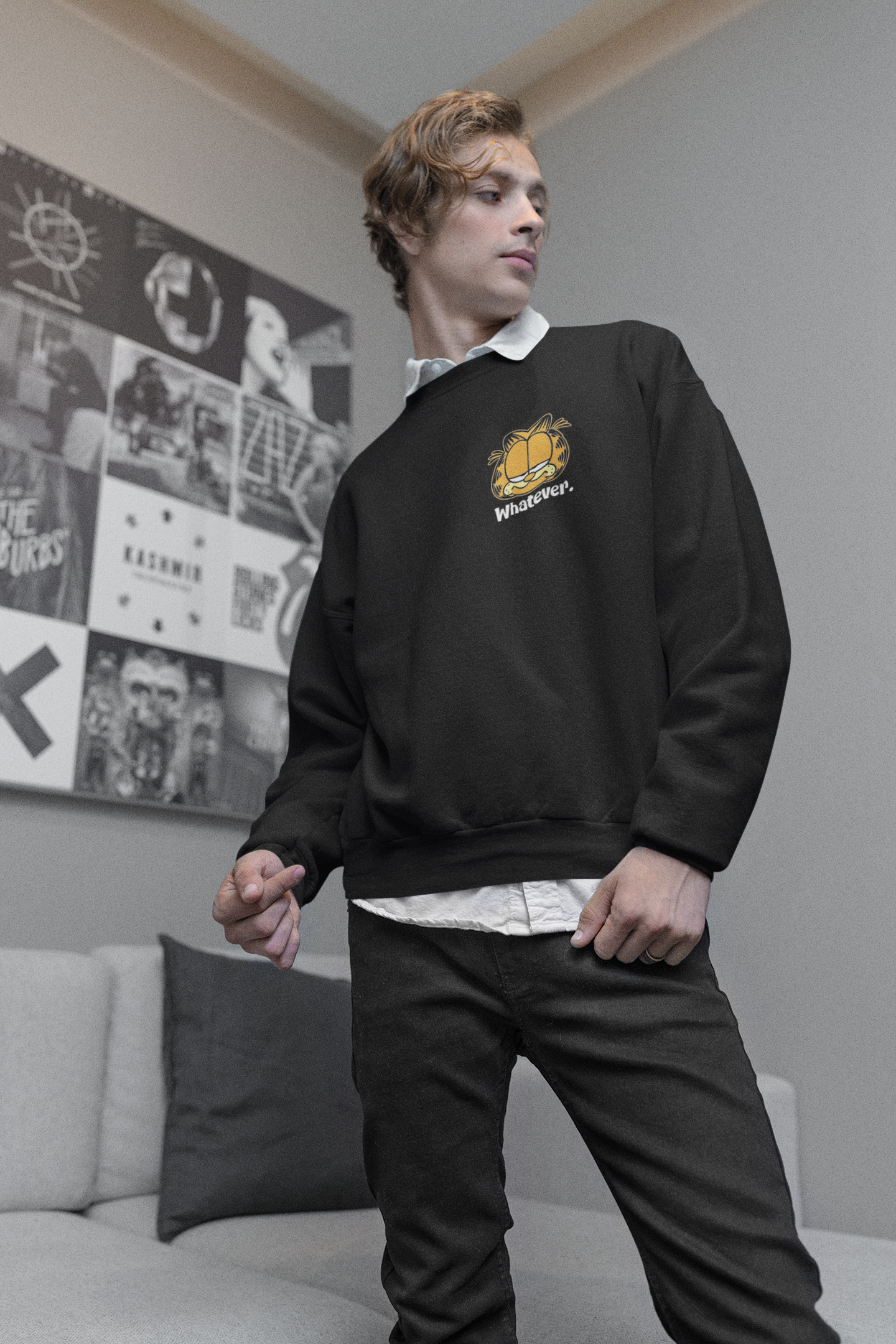 Garfield : Whatever Oversized Sweatshirt