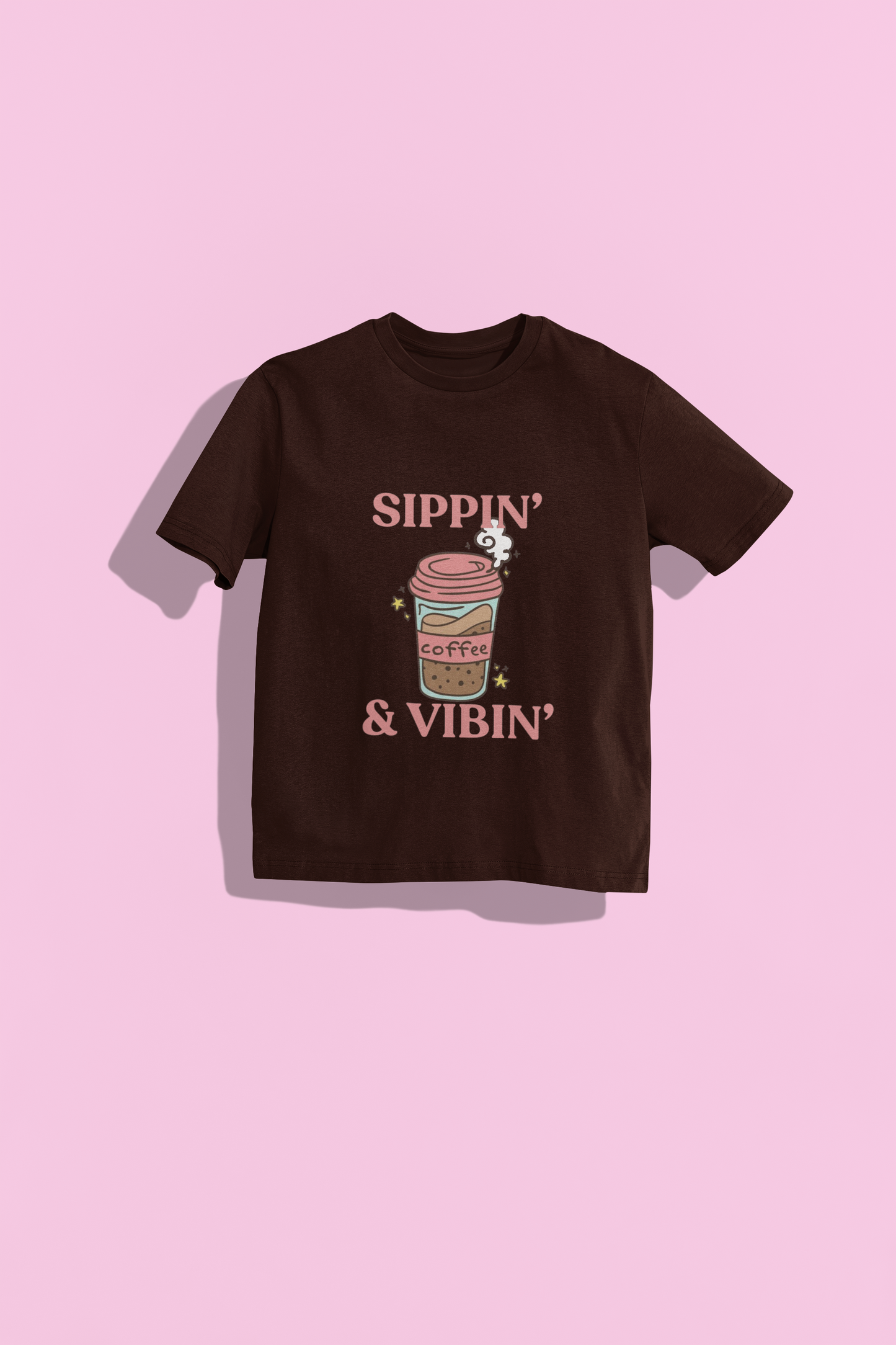 Sippin' & Vibin' Oversized T-shirt