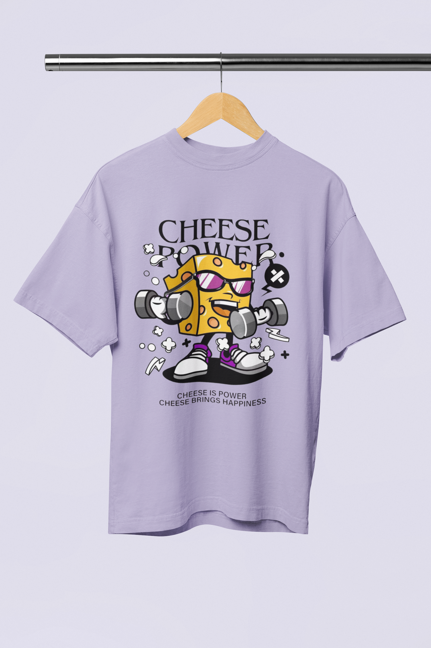 Cheese Power Oversized T-shirt