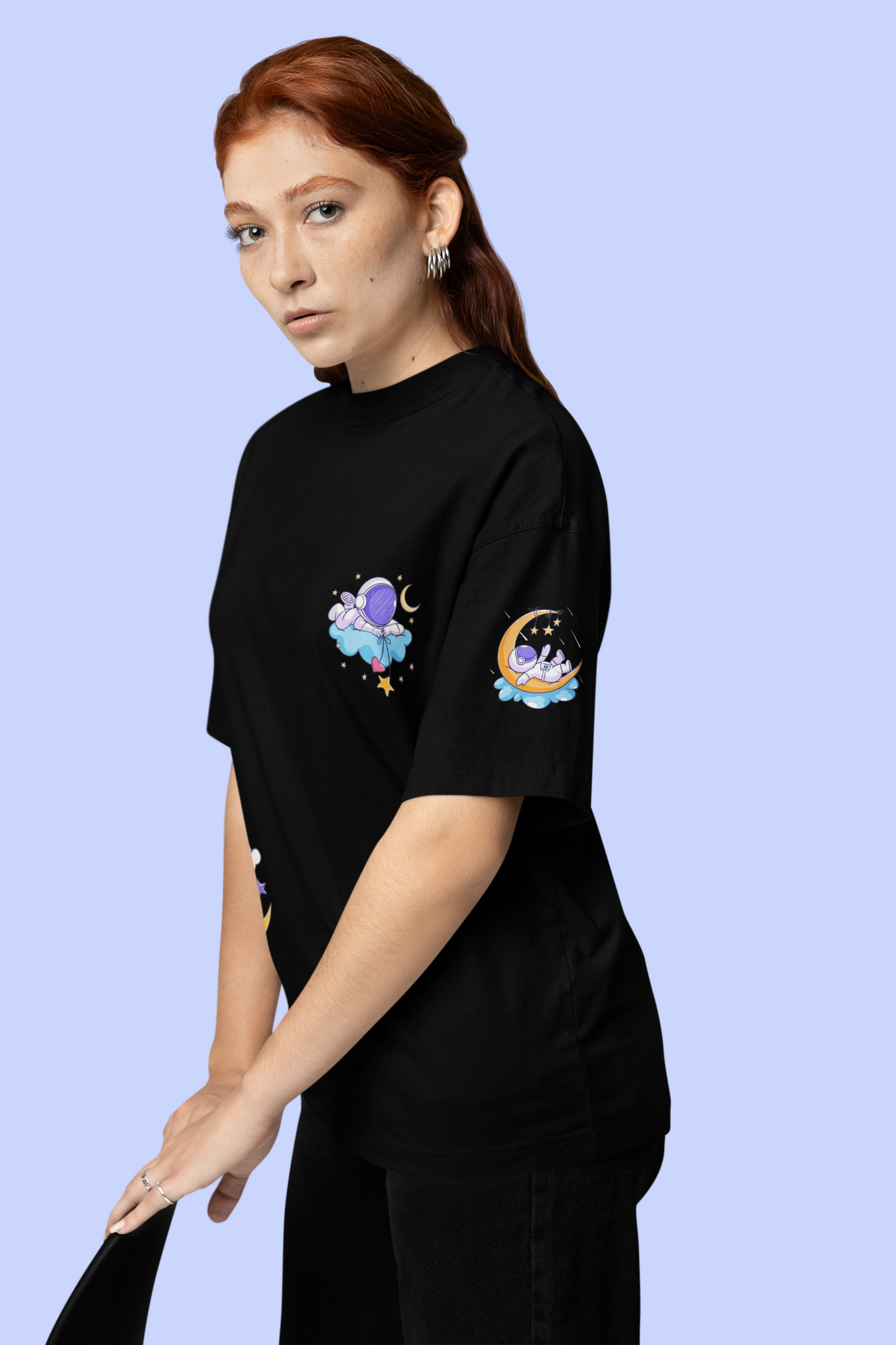 Space Night Oversized T-shirt