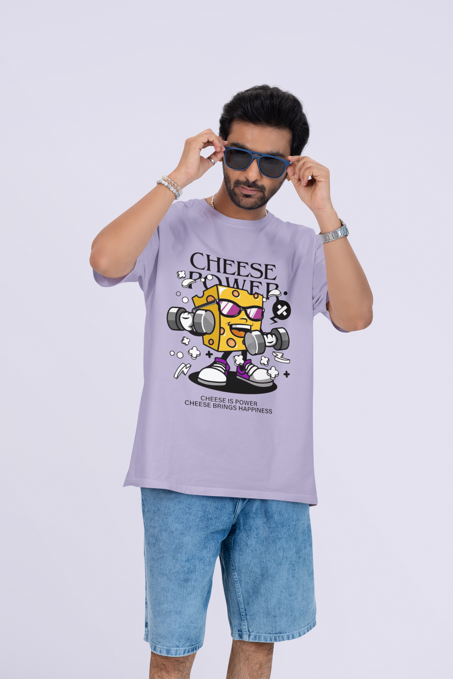 Cheese Power Oversized T-shirt