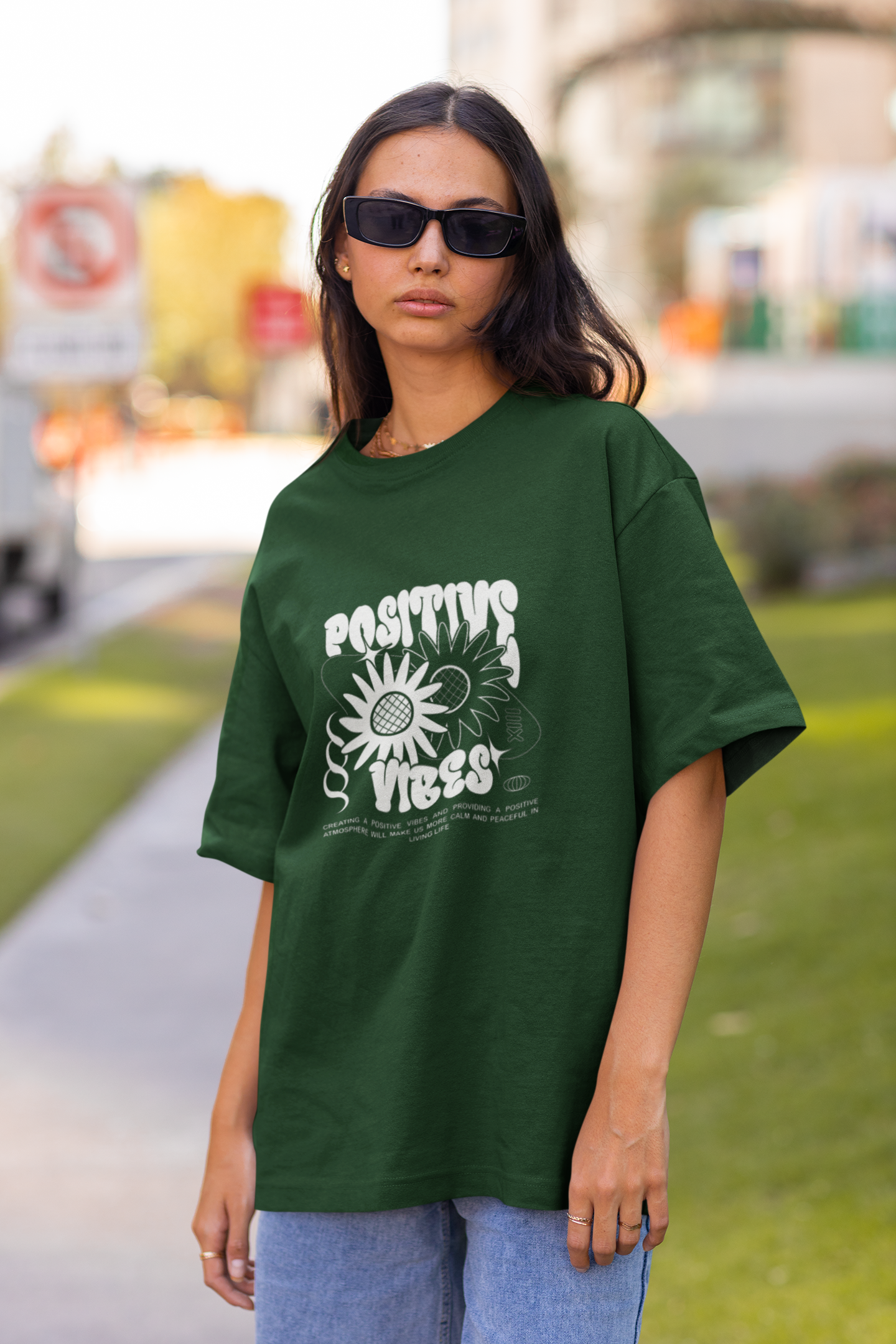Positive Vibes Oversized T-shirt