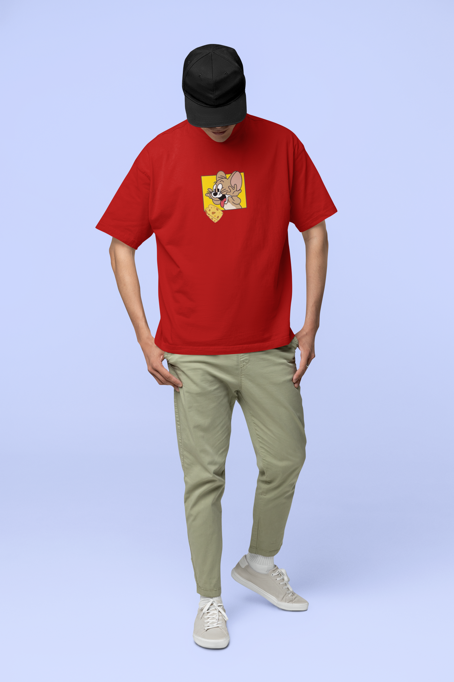 Tom & Jerry : Cheesey Oversized T-shirt