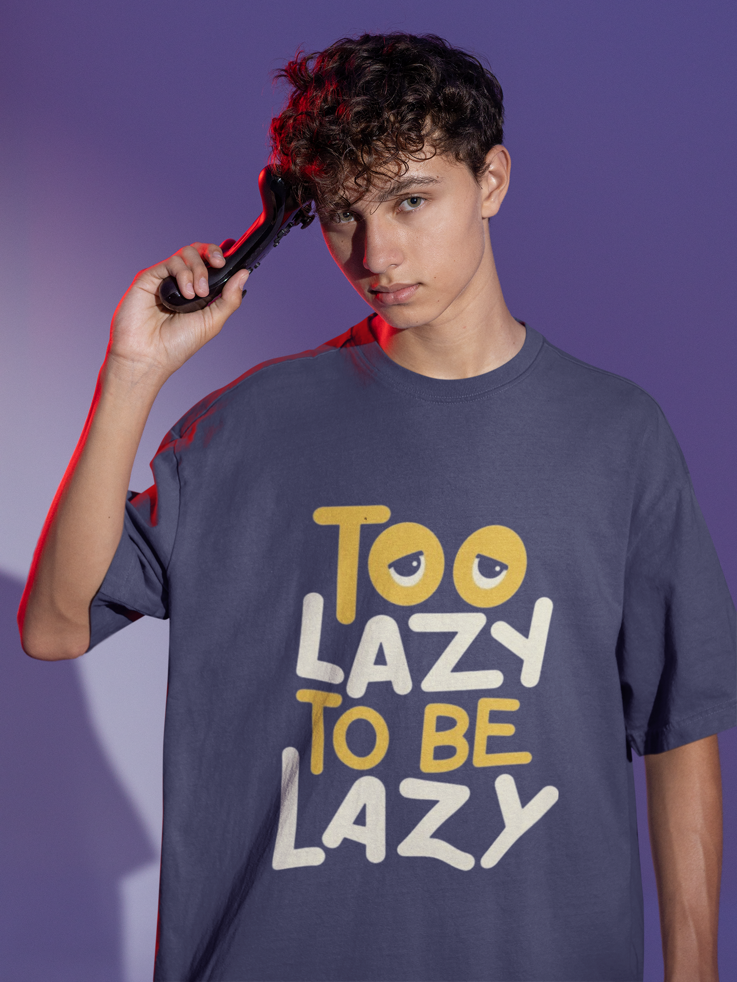 Too Lazy To Be Lazy Oversized T-shirt