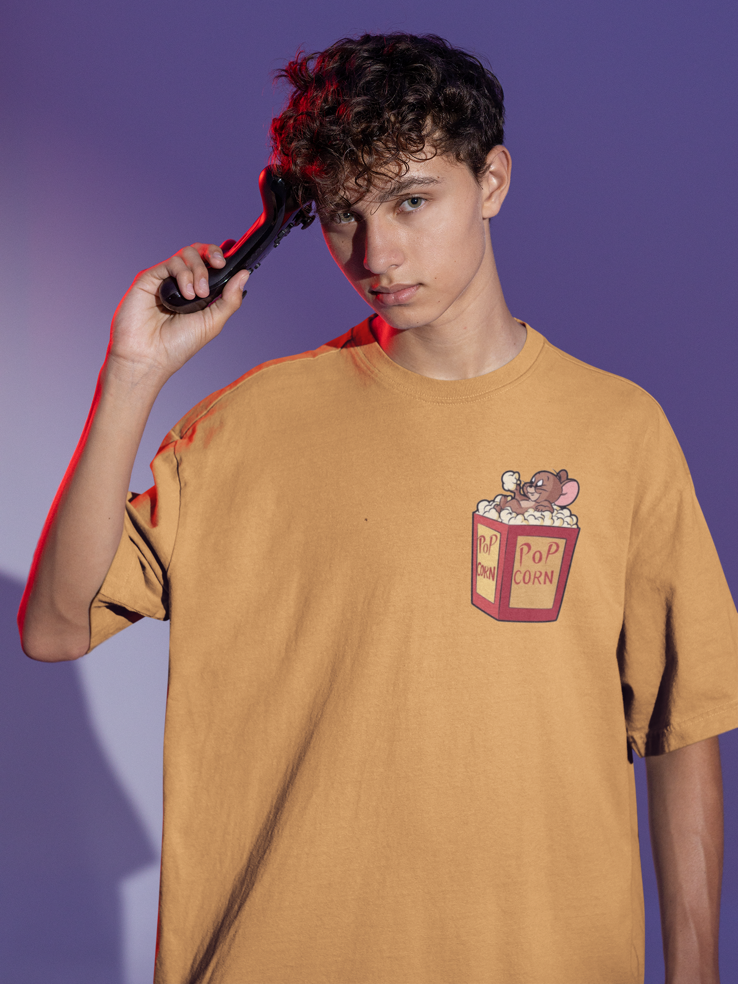 Pop Corn and Jerry Oversized t-shirt