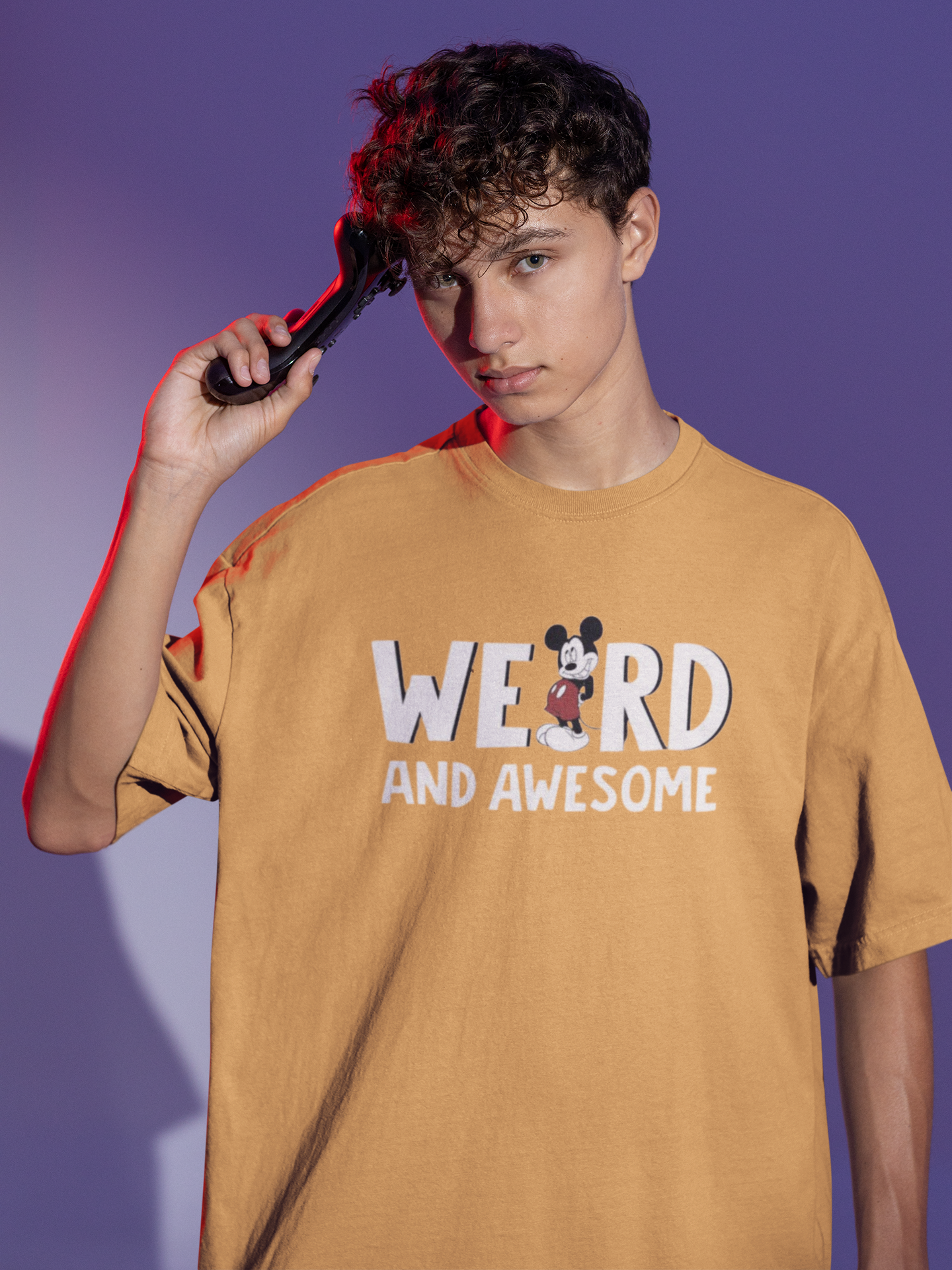 Mickey Mouse : Weird & Awesome Oversized T-shirt