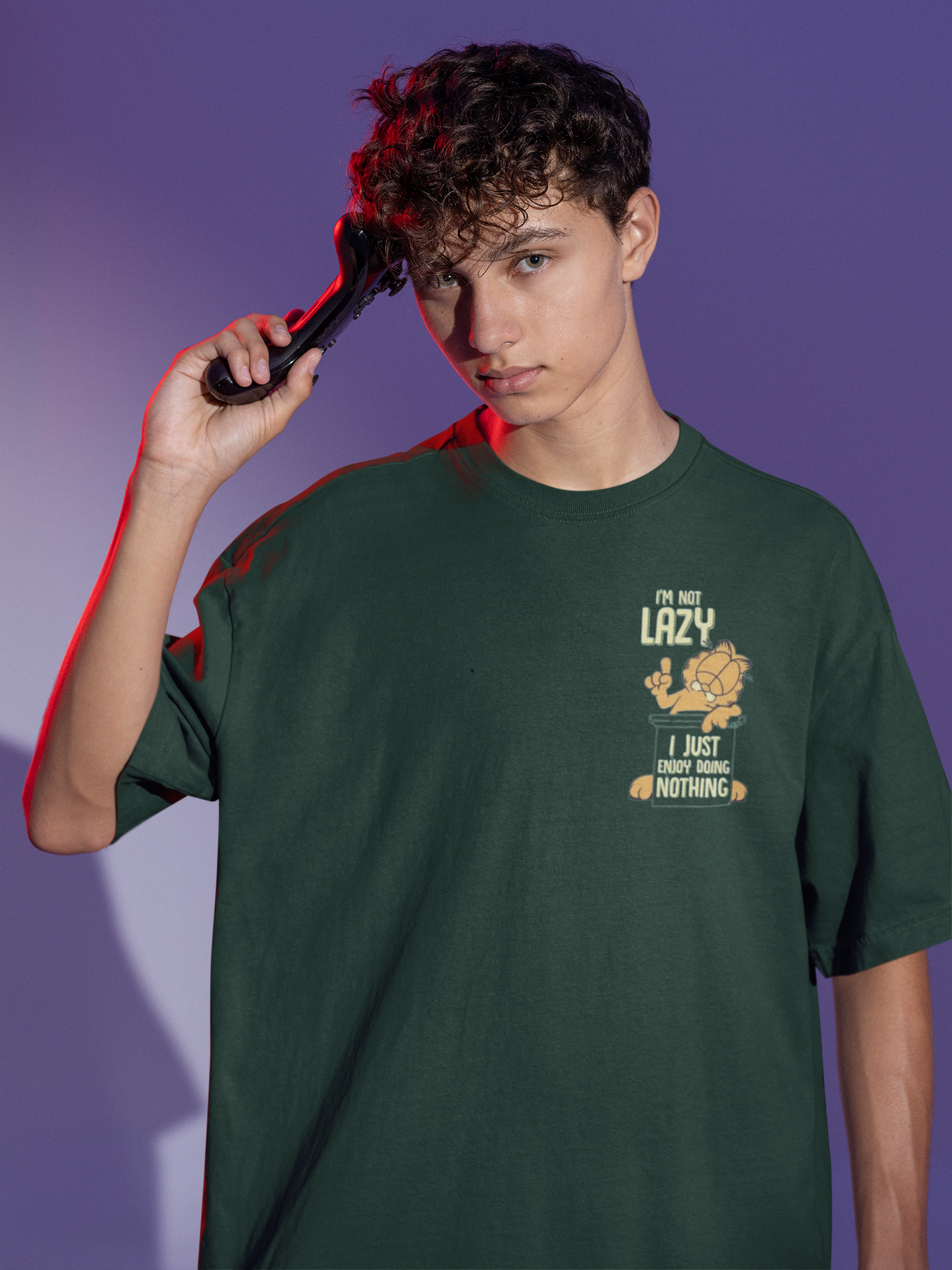 Garfield : I'm not Lazy Oversized T-shirt