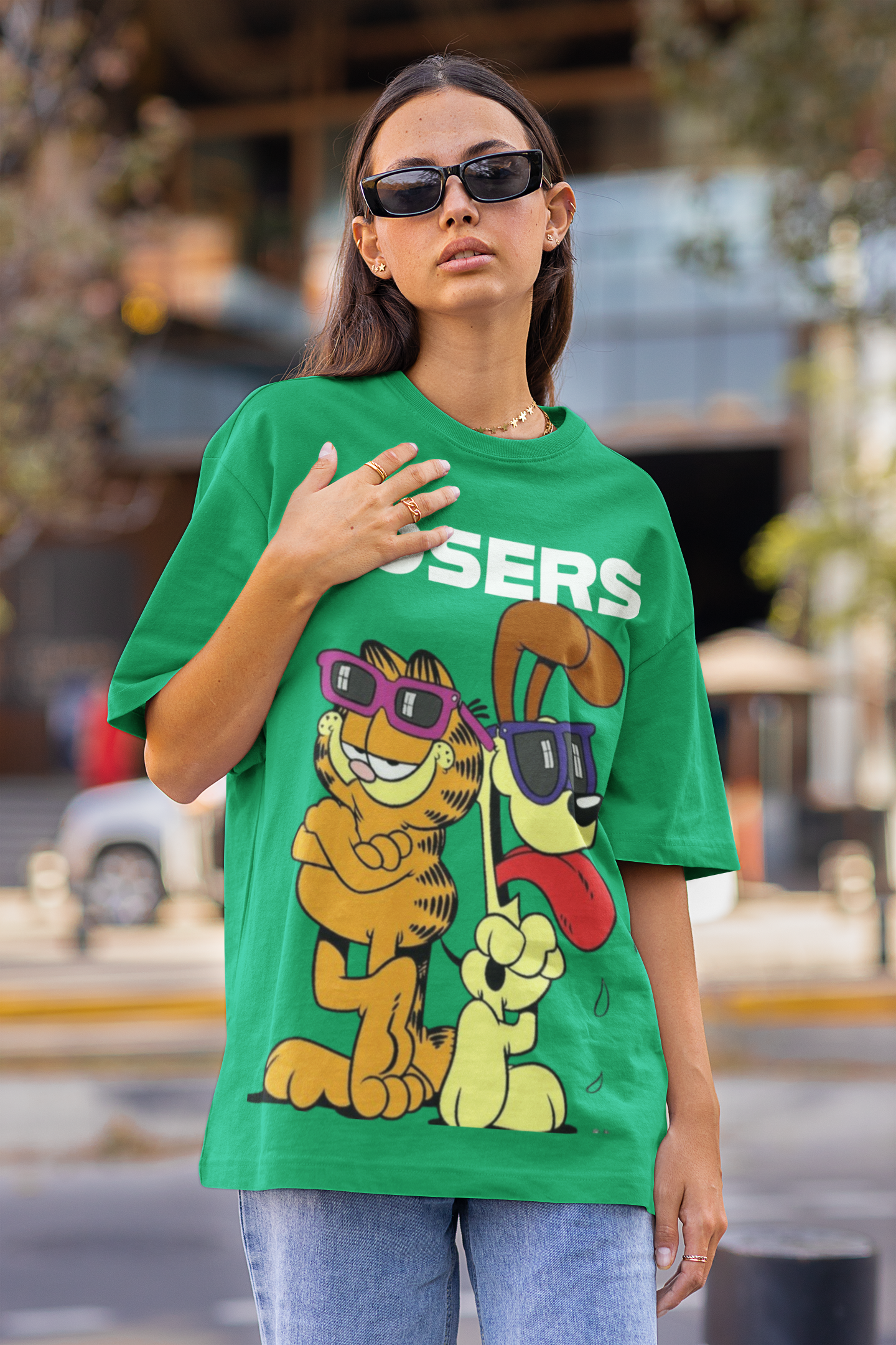Garfield and Friends : Posers Oversized T-shirt