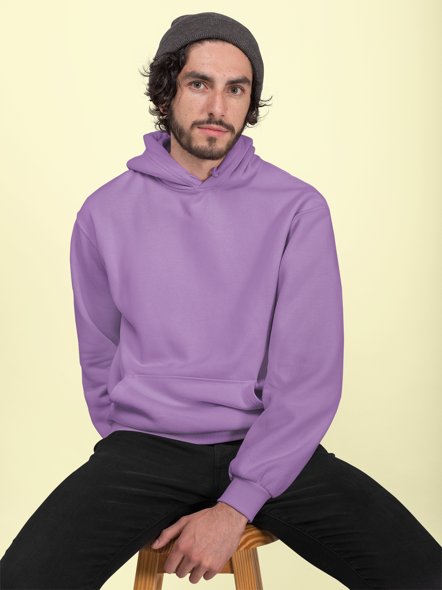 Solids : Lavender Hoodie