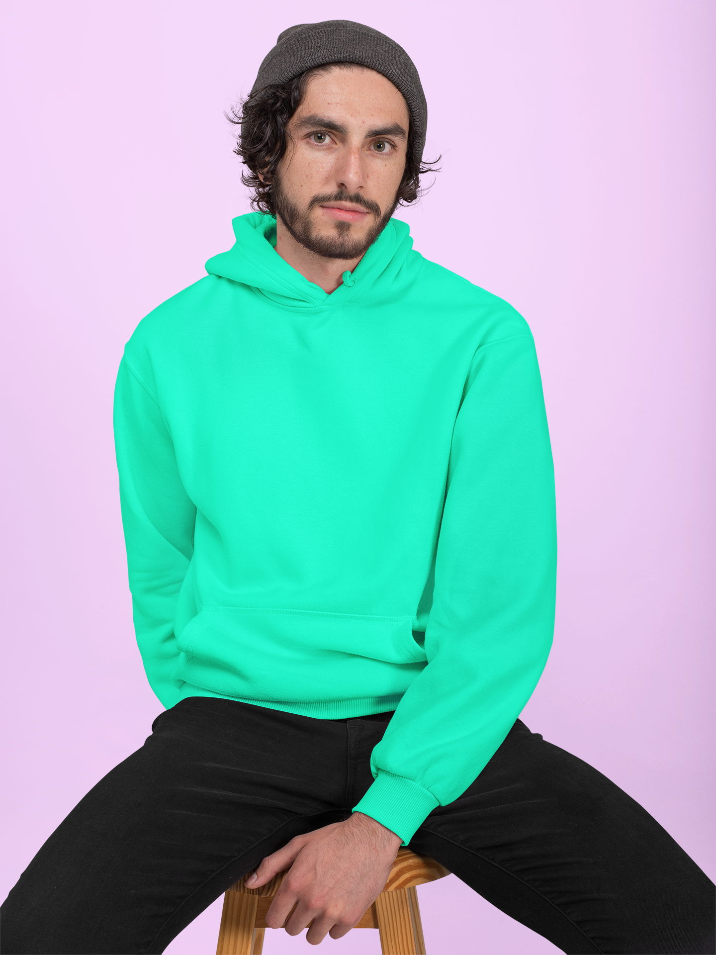 Solids : Aquamarine Hoodie