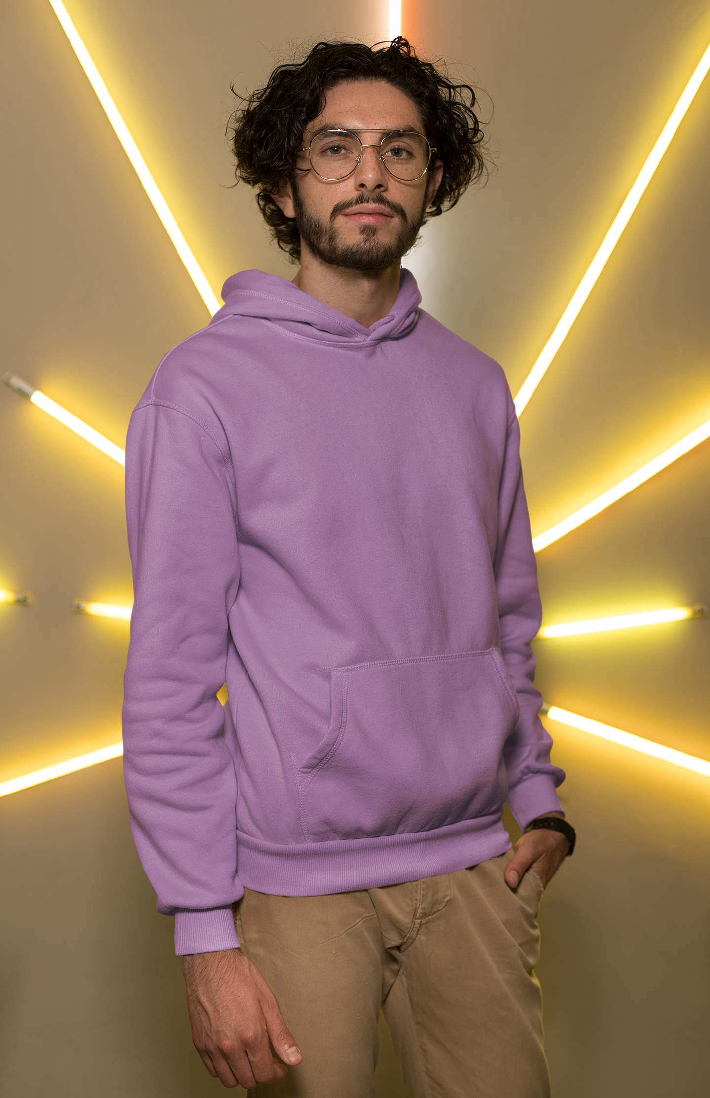 Solids : Lavender Hoodie