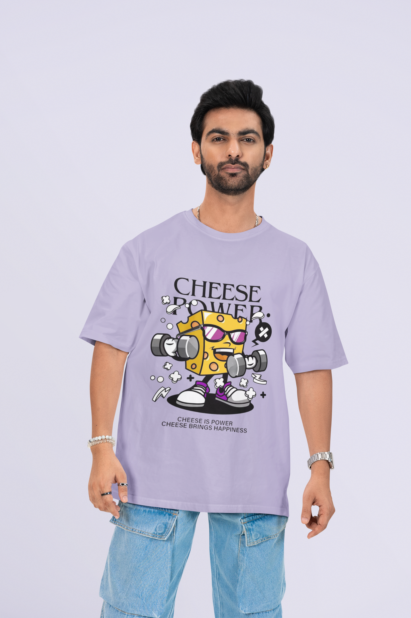 Cheese Power Oversized T-shirt