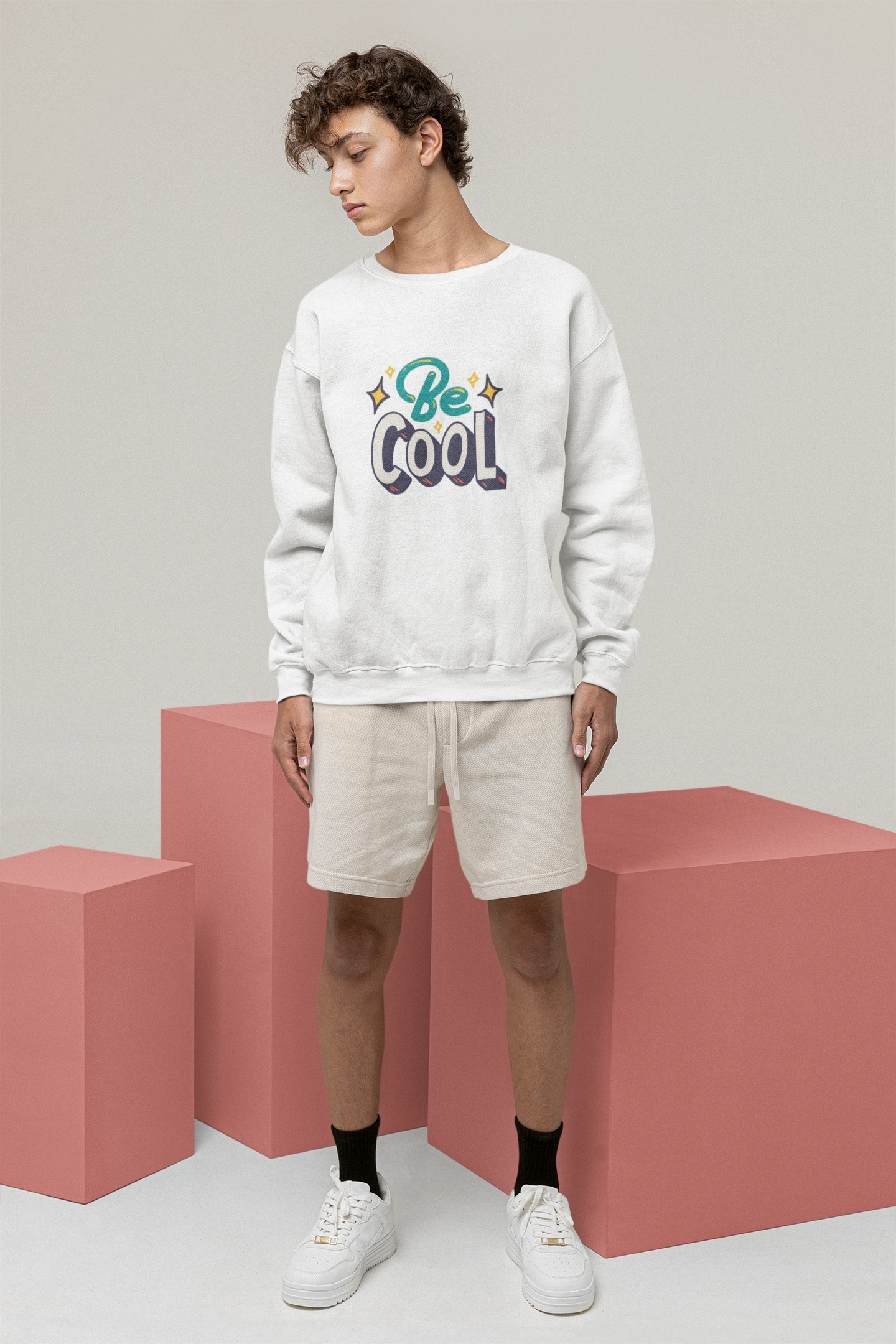 Be Cool Oversized Sweatshirt
