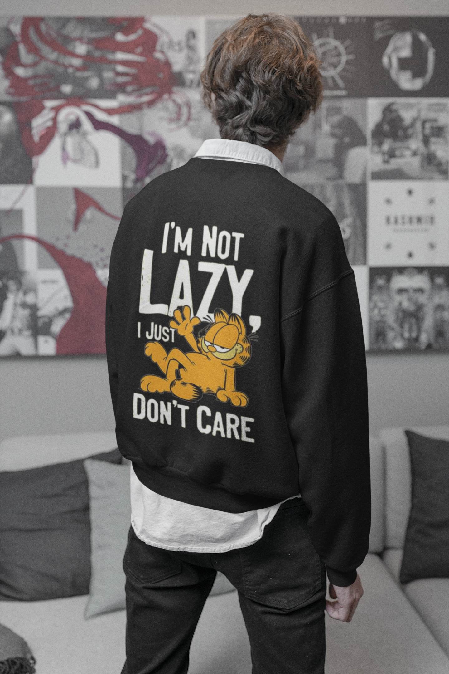 Garfield : Whatever Oversized Sweatshirt