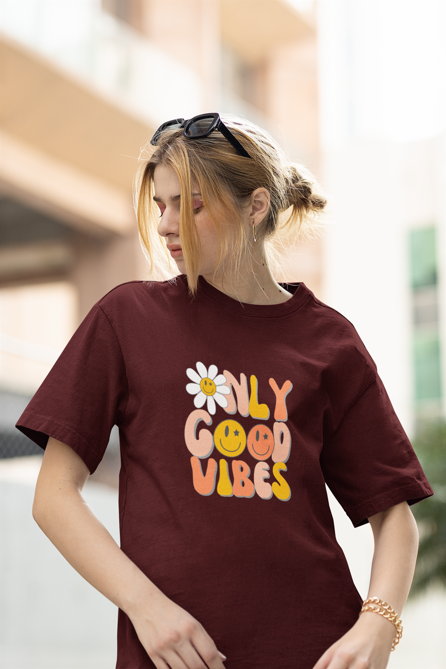 Only Good Vibes Oversized T-shirt
