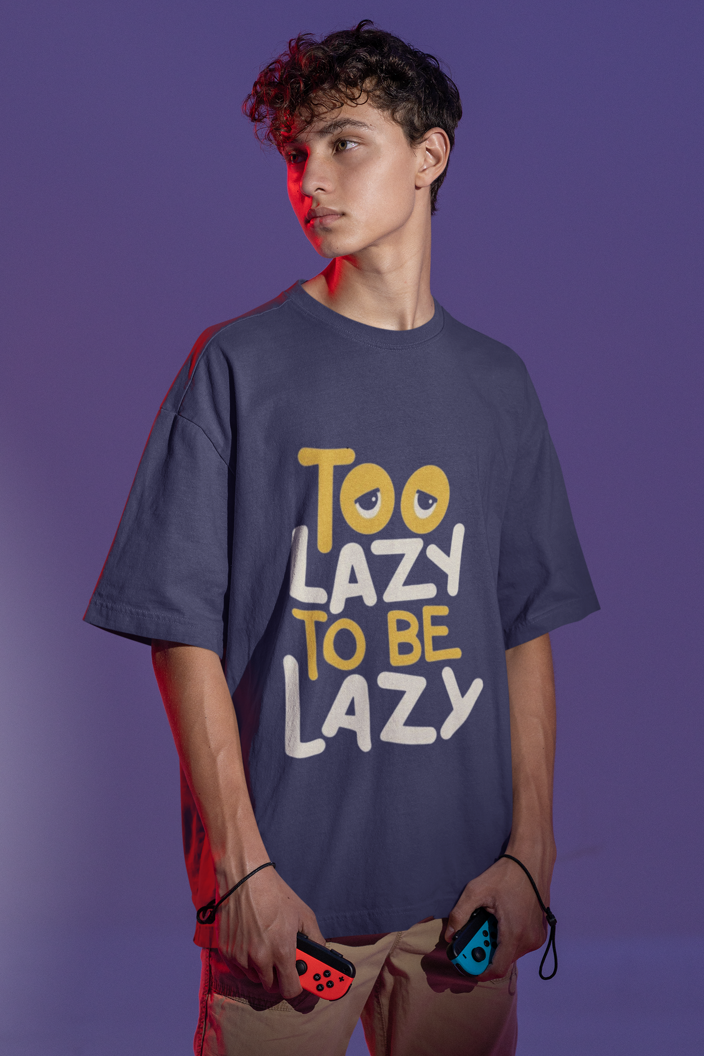 Too Lazy To Be Lazy Oversized T-shirt