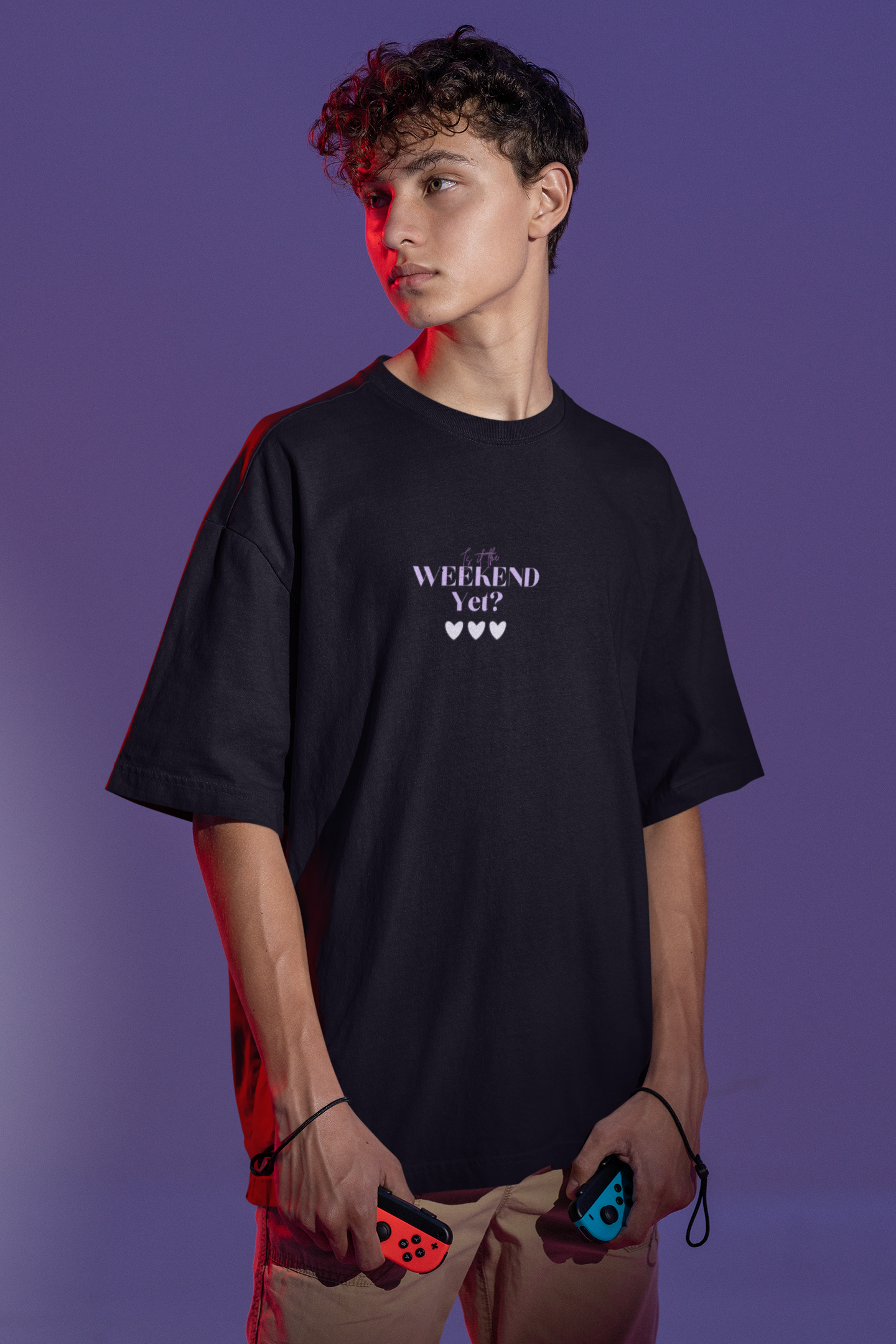Is it the weekend yet? Oversized T-shirt