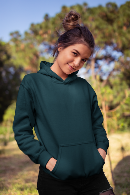 Solids : Dark Green Hoodie