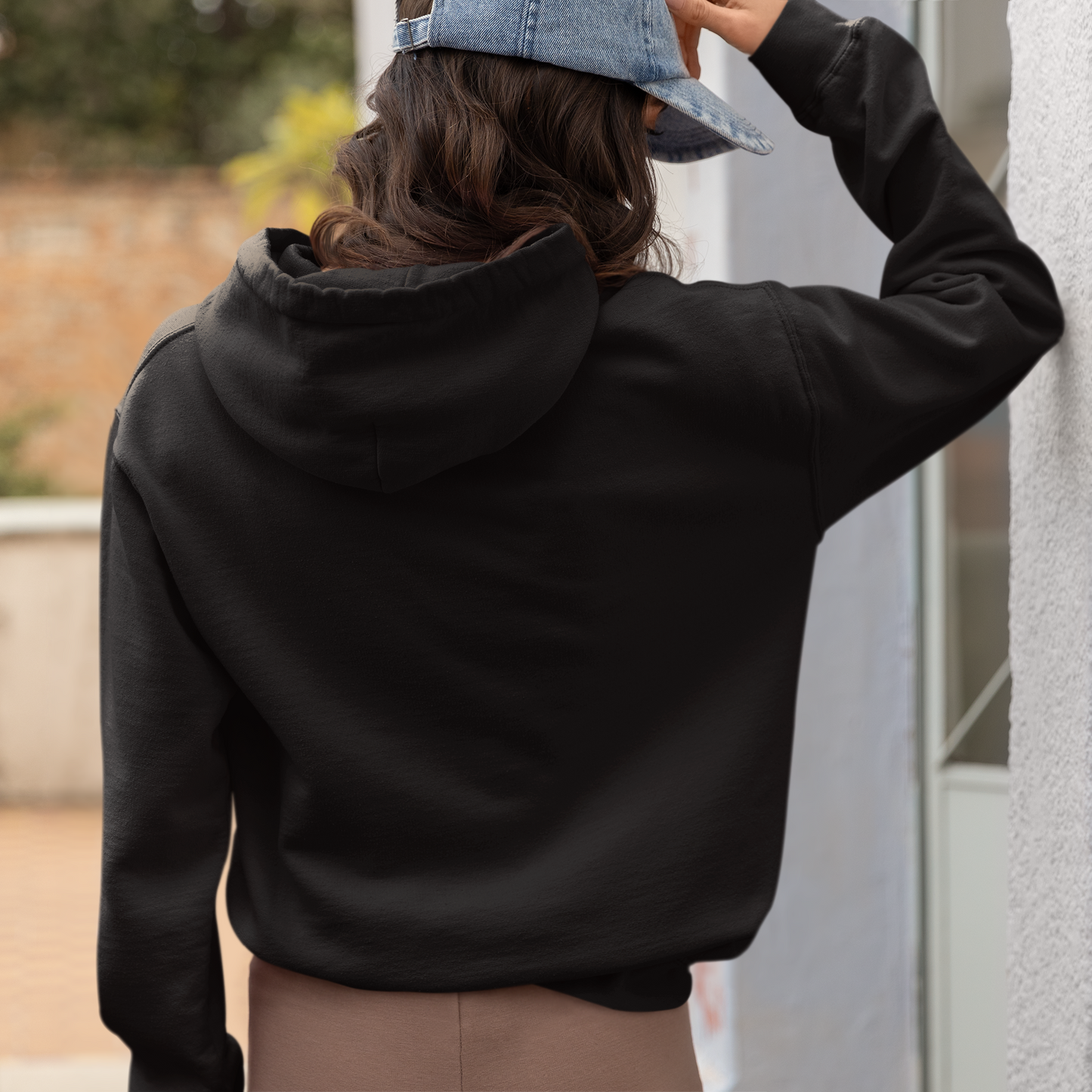 Solids : Black Hoodie