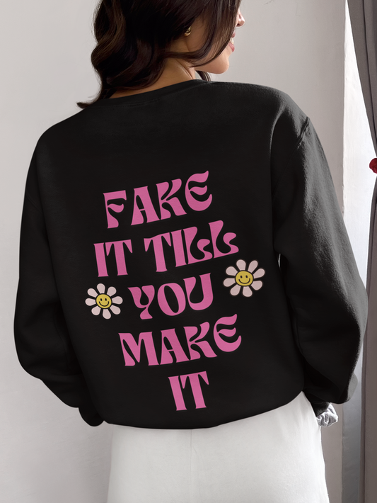 Fake it Oversized Sweatshirt